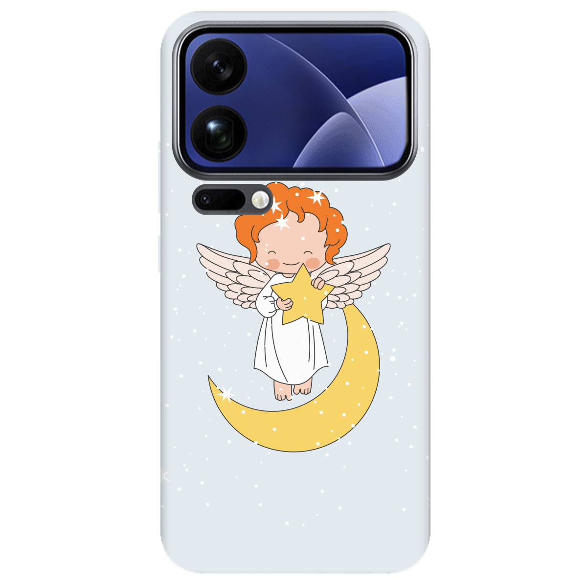 Чохол для Xiaomi 17 Pro прозорий Angel - фото 1 - Чохли для телефонів