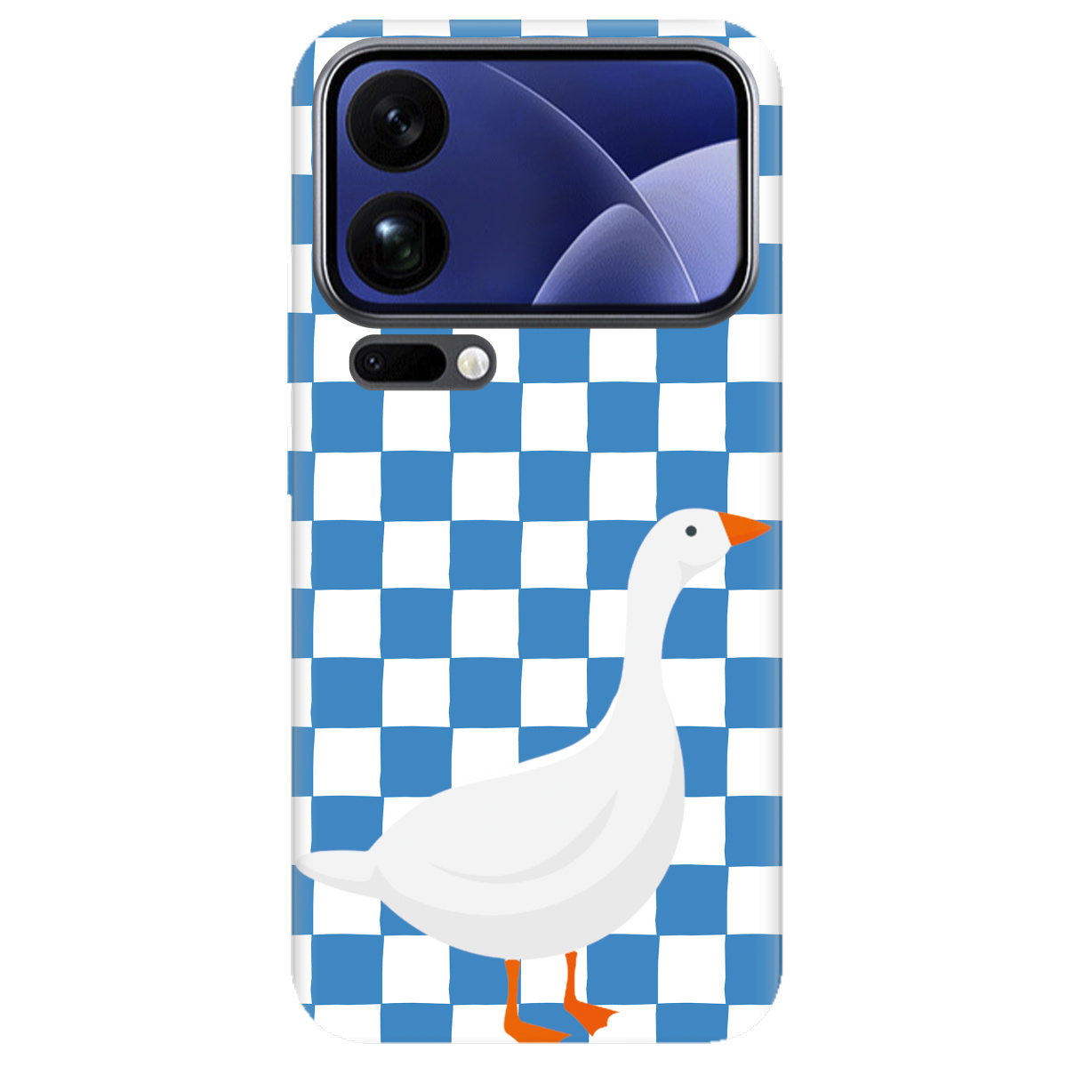 Чохол для Xiaomi 17 Pro Max прозорий Гусак - фото 1 - Чохли для телефонів