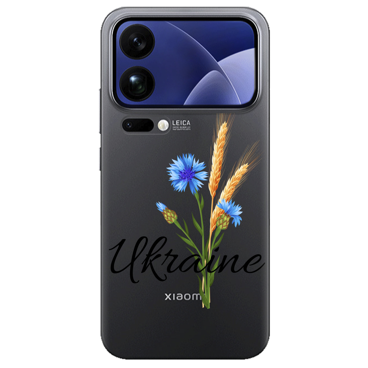 Чехол для Xiaomi 17 Pro прозрачный Незалежна Україна - фото 1 - Чехлы для телефонов