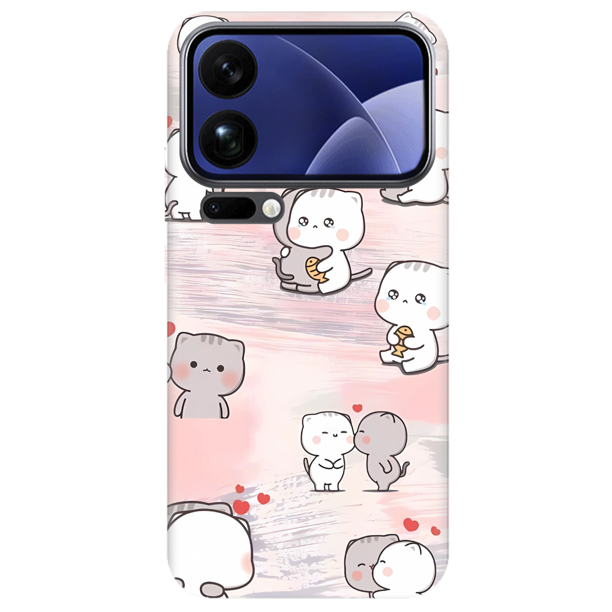 Чехол для Xiaomi 17 Pro прозрачный Meow meow - фото 1 - Чехлы для телефонов