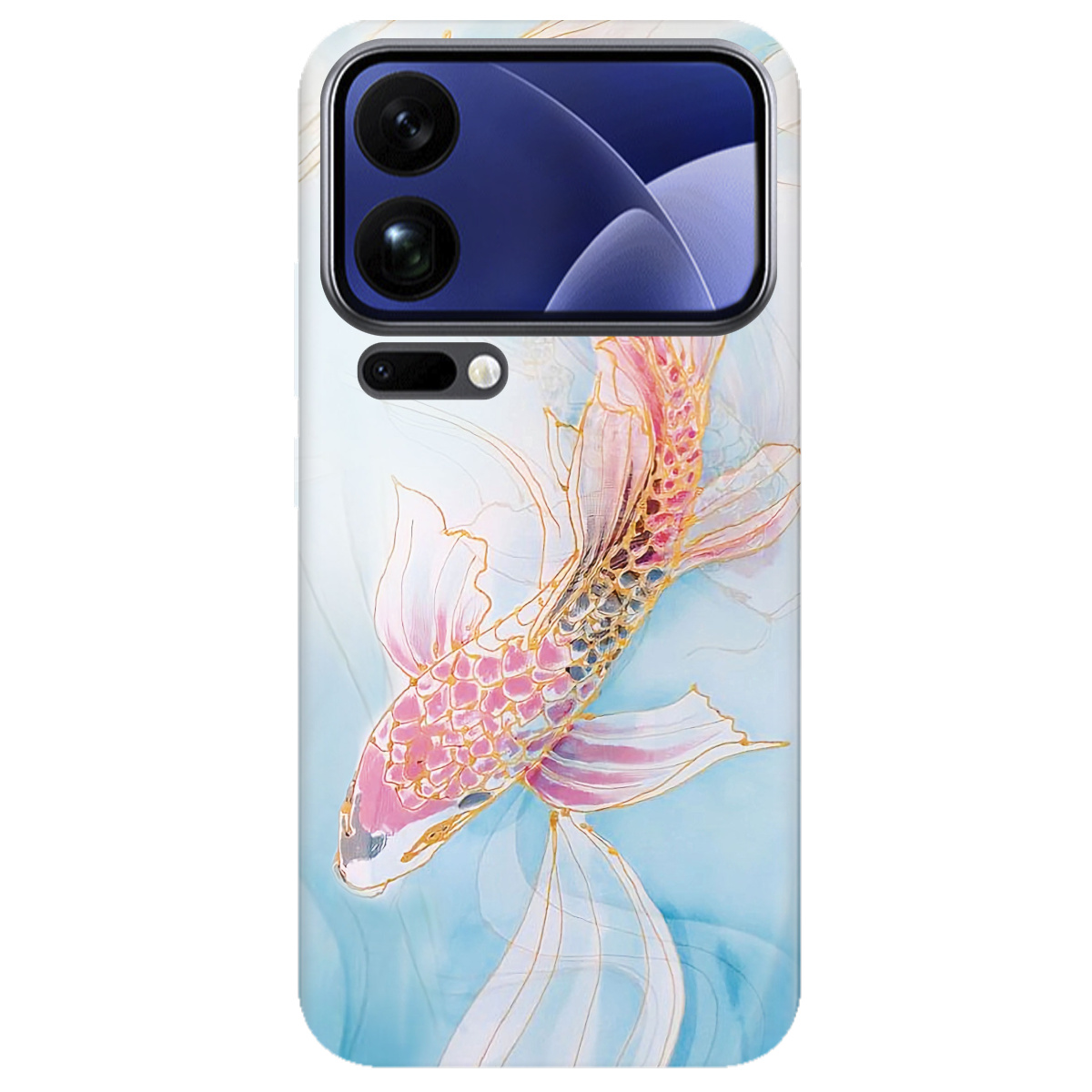 Чехол для Xiaomi 17 Pro прозрачный Art fish - фото 1 - Чехлы для телефонов