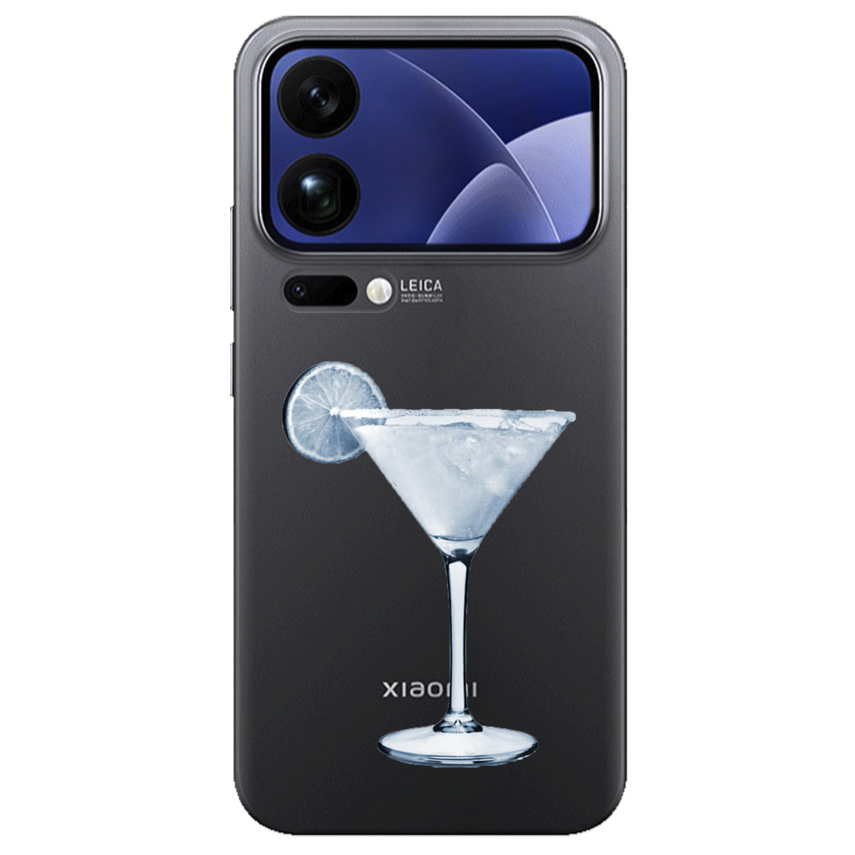 Чехол для Xiaomi 17 Pro прозрачный Martini - фото 1 - Чехлы для телефонов