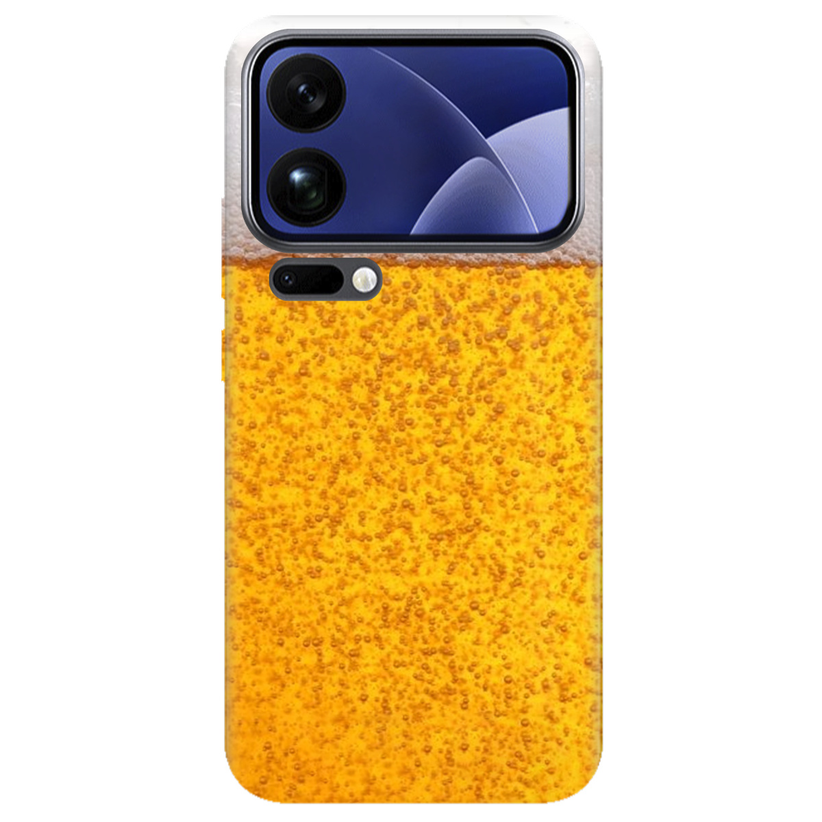 Чехол для Xiaomi 17 Pro прозрачный Хмільна піна - фото 1 - Чехлы для телефонов