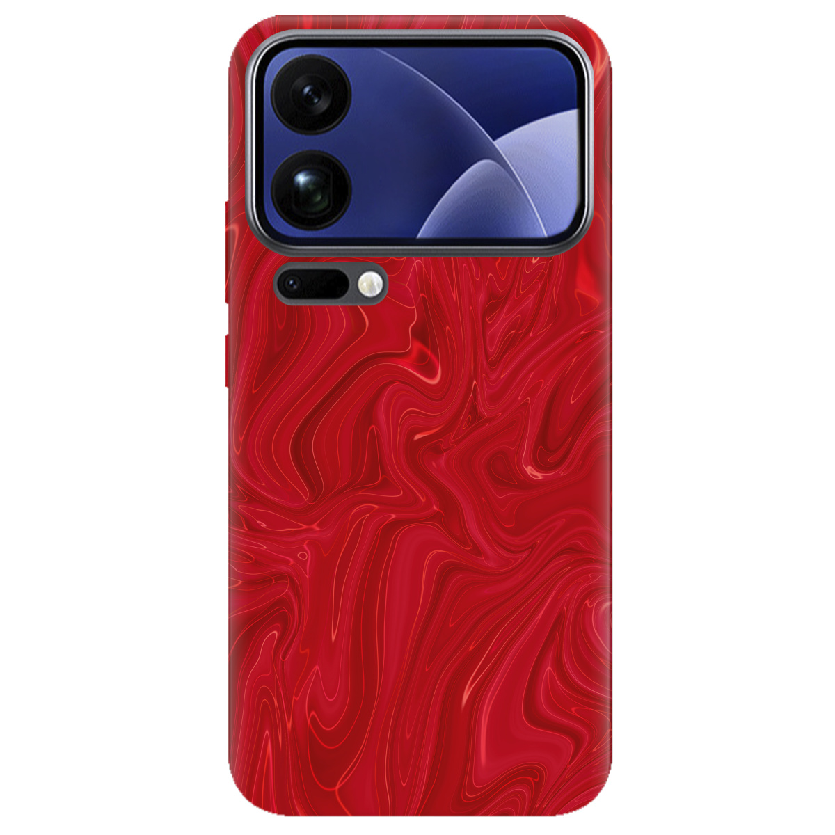 Чехол для Xiaomi 17 Pro прозрачный Магма емоцій - фото 1 - Чехлы для телефонов