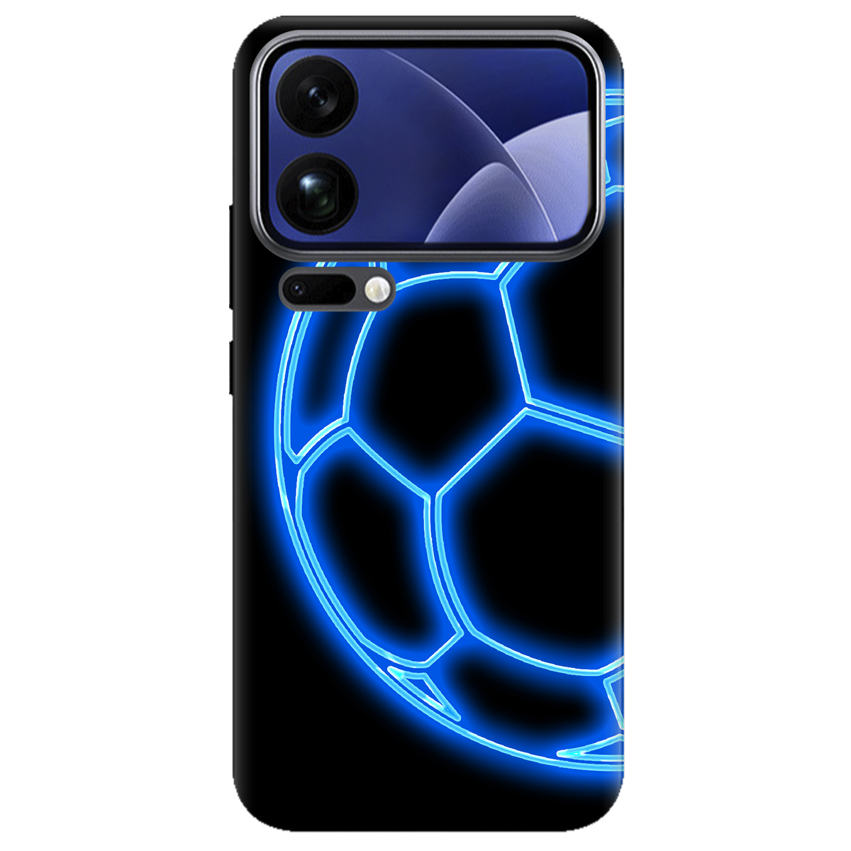 Чехол для Xiaomi 17 Pro прозрачный Неоновий мʼяч - фото 1 - Чехлы для телефонов