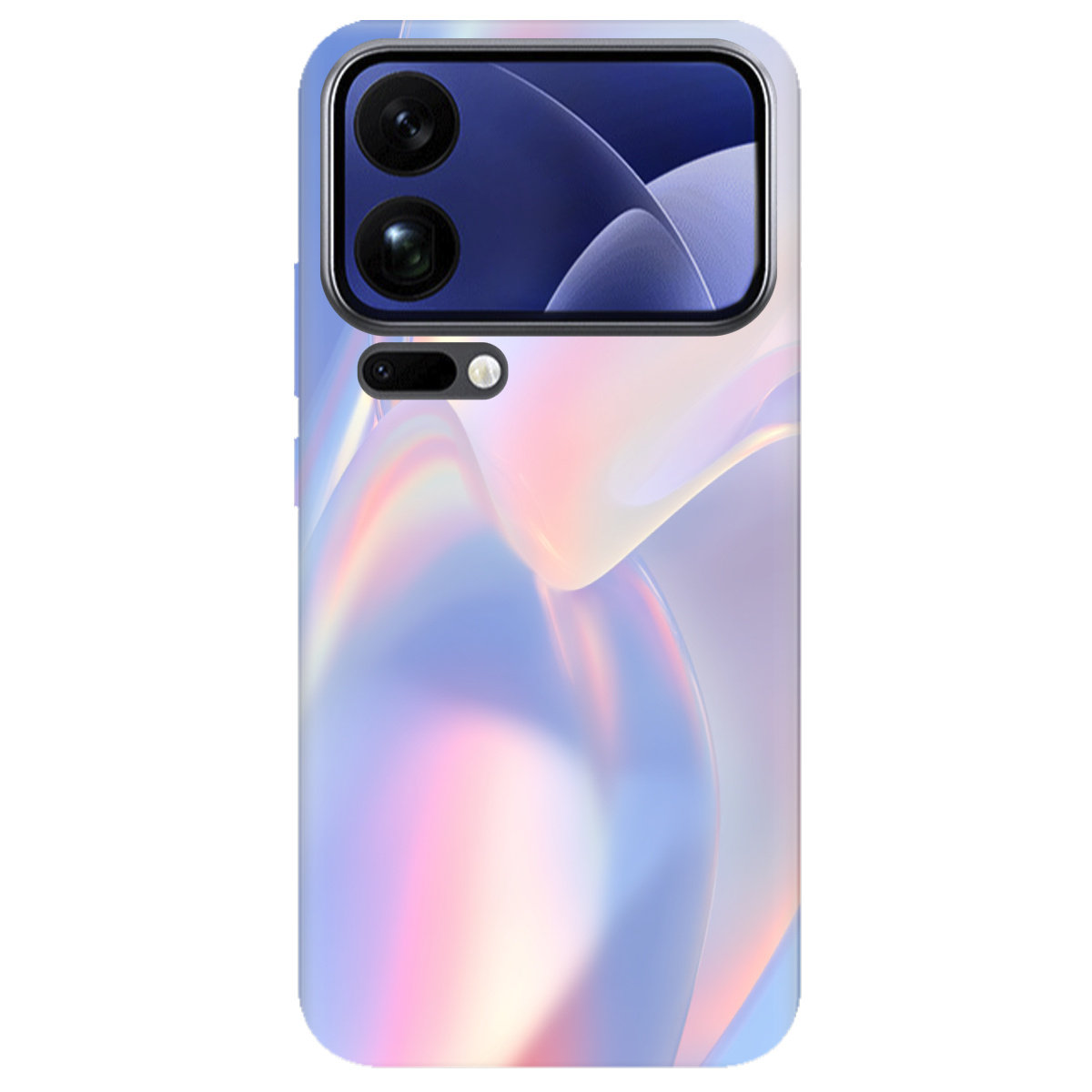 Чехол для Xiaomi 17 Pro прозрачный Перламутровая волна - фото 1 - Чехлы для телефонов