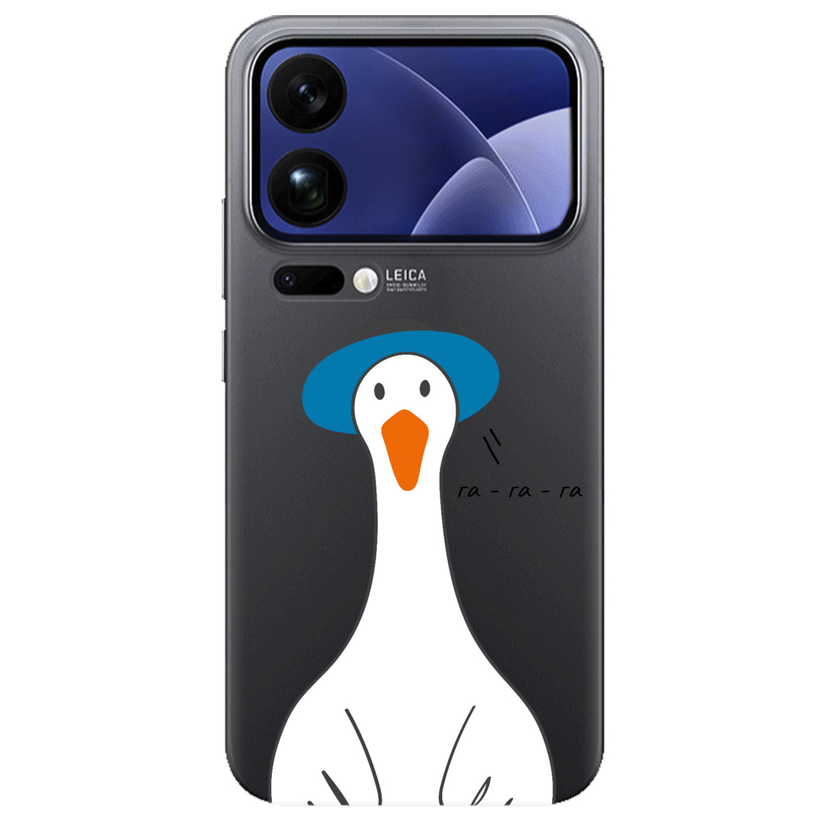 Чехол для Xiaomi 17 Pro прозрачный Га-га-га - фото 1 - Чехлы для телефонов