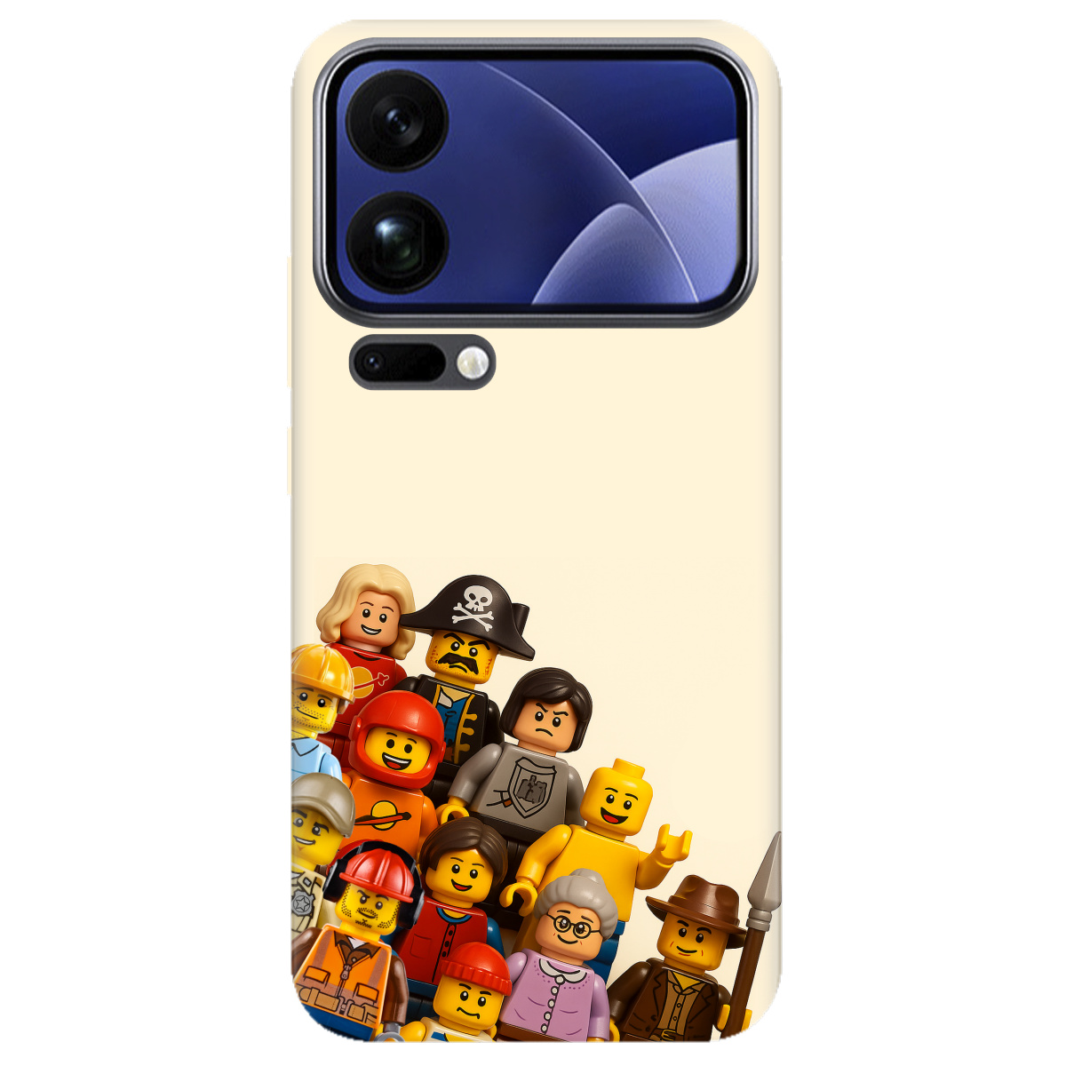 Чехол для Xiaomi 17 Pro прозрачный ЛегоЛендия - фото 1 - Чехлы для телефонов