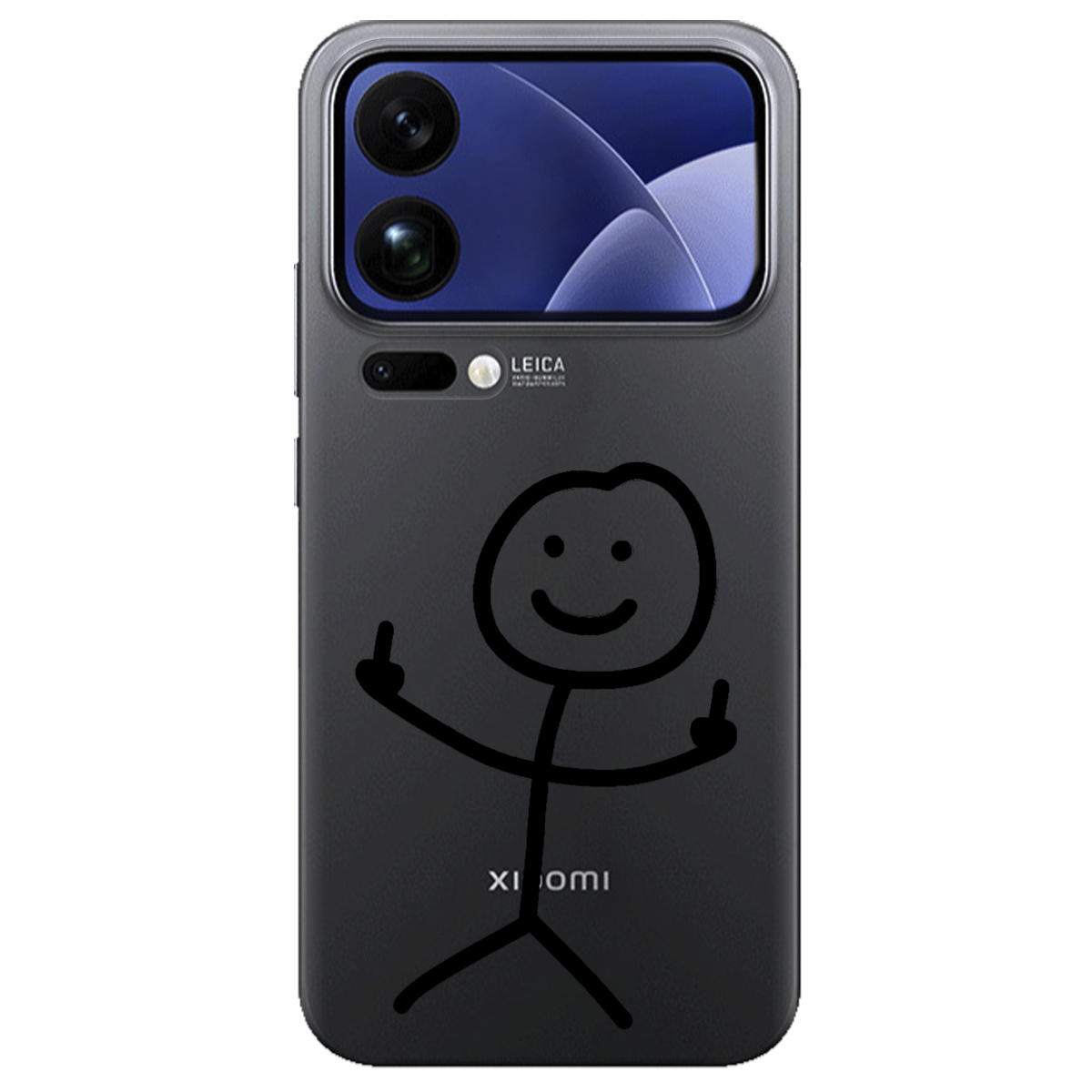 Чехол для Xiaomi 17 Pro прозрачный Без слов - фото 1 - Чехлы для телефонов