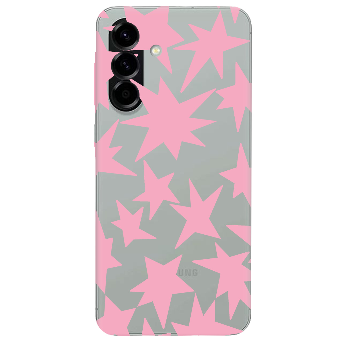 Чохол для Samsung Galaxy A57 5G прозорий Pink Star - фото 1 - Чохли для телефонів