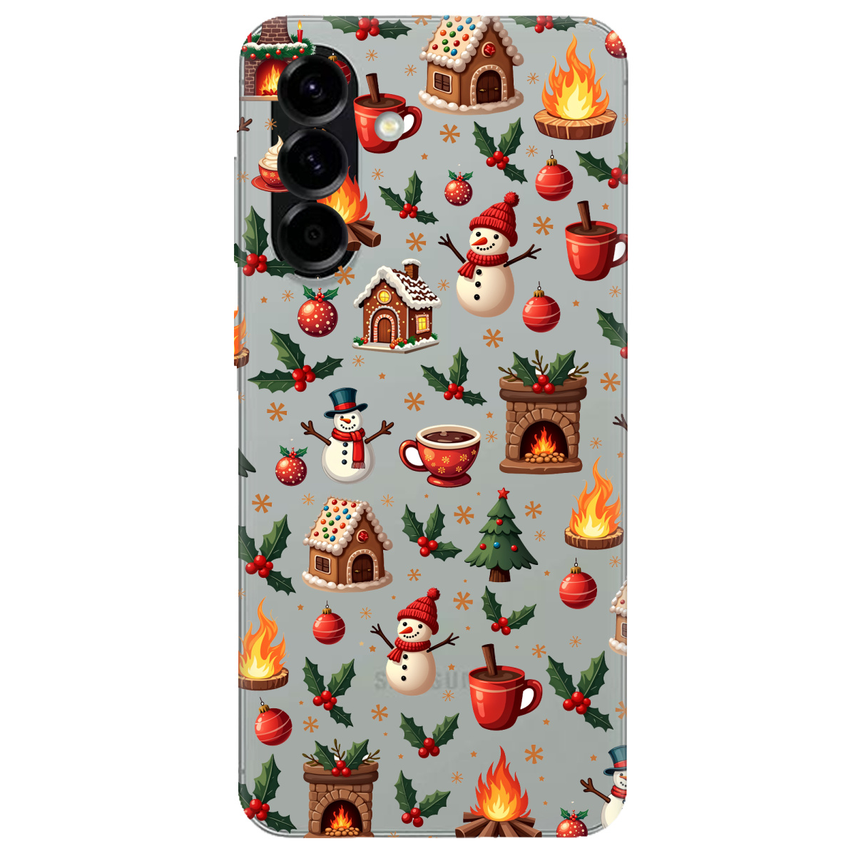 Чохол для Samsung Galaxy A57 5G прозорий Festive Glow - фото 1 - Чохли для телефонів