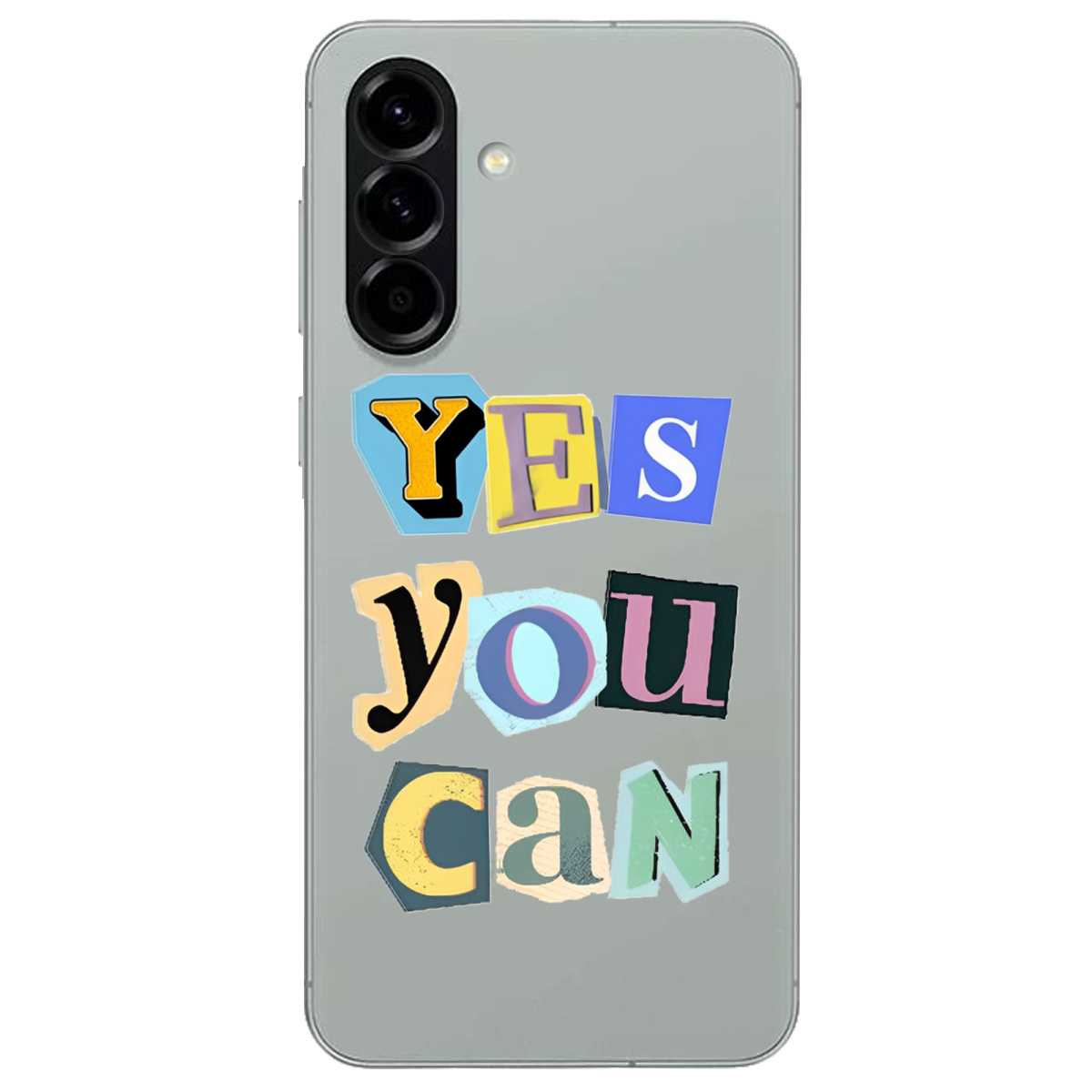 Чохол для Samsung Galaxy A57 5G прозорий Yes you can - фото 1 - Чохли для телефонів