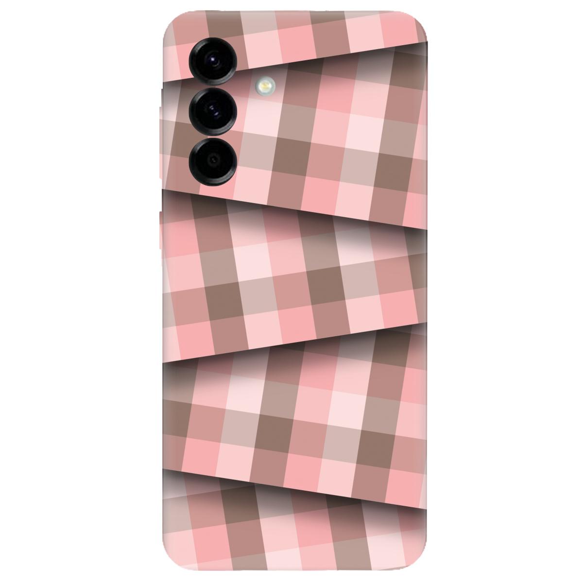 Чохол для Samsung Galaxy A57 5G прозорий Модерн у клітинку - фото 1 - Чохли для телефонів