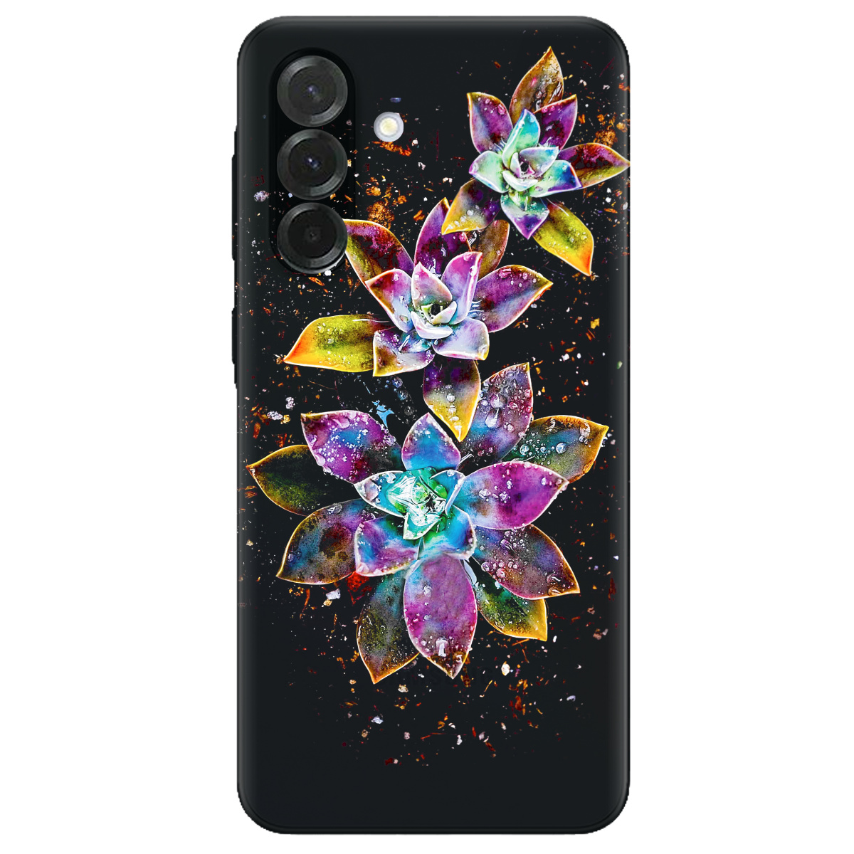 Чохол для Samsung Galaxy A37 5G прозорий Magical flowers - фото 1 - Чохли для телефонів