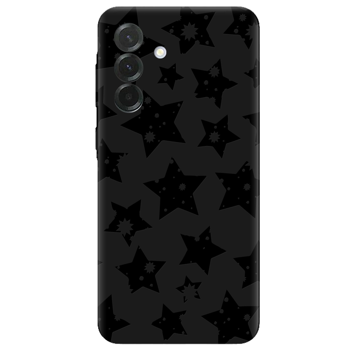 Чехол для Samsung Galaxy A37 5G черный матовый soft touch Black Star - фото 1 - Чехлы для телефонов
