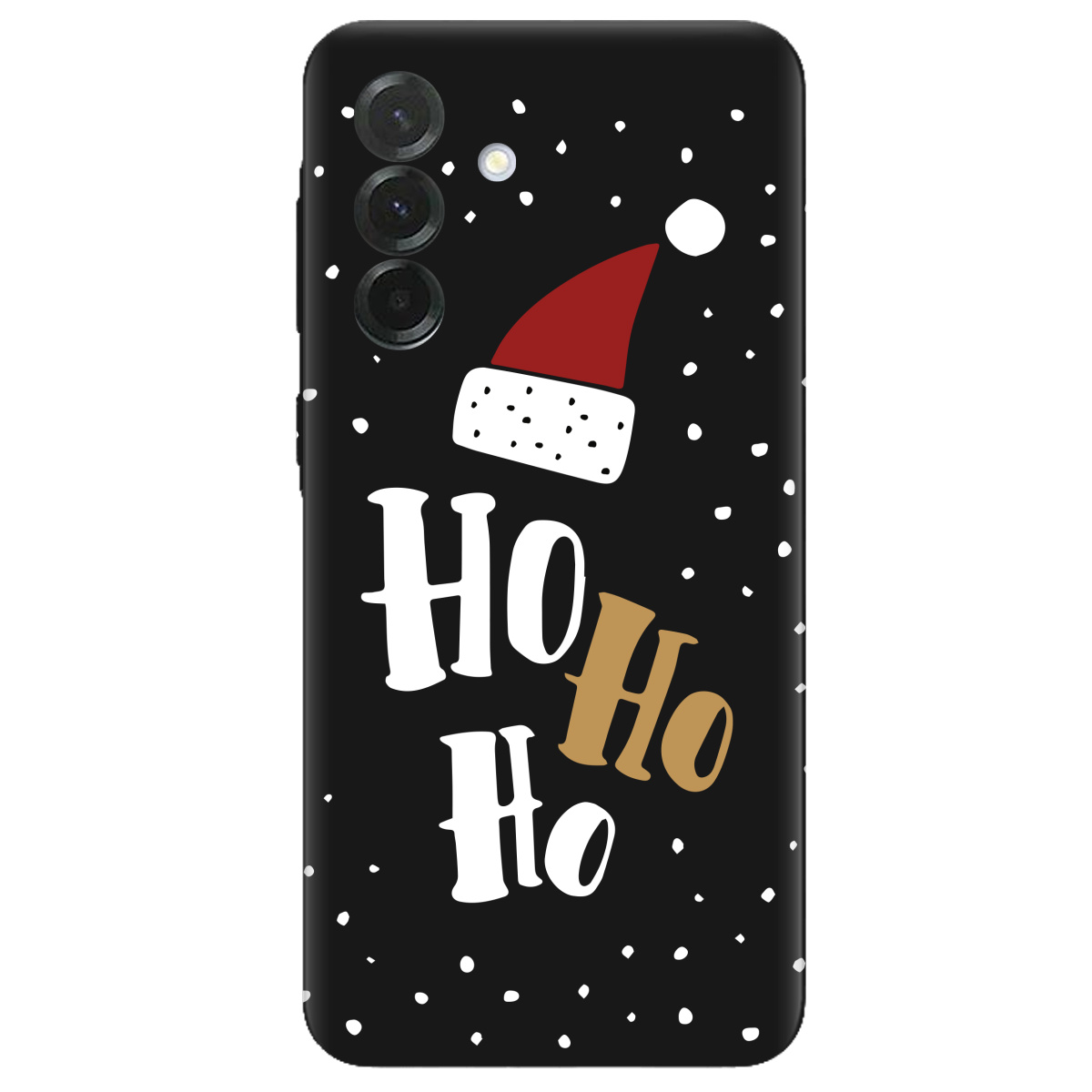Чохол для Samsung Galaxy A37 5G чорний матовий soft touch Ho-ho-ho - фото 1 - Чохли для телефонів