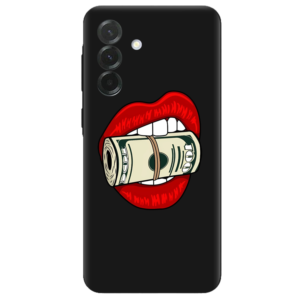 Чохол для Samsung Galaxy A37 5G чорний матовий soft touch Secret - фото 1 - Чохли для телефонів