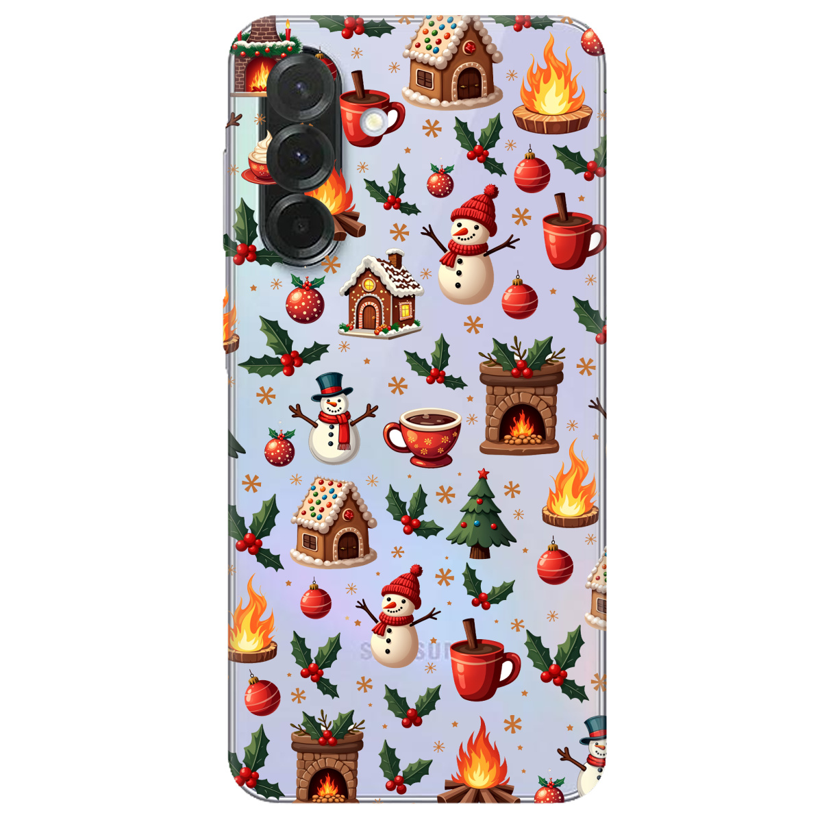 Чехол для Samsung Galaxy A37 5G прозрачный Festive Glow - фото 1 - Чехлы для телефонов