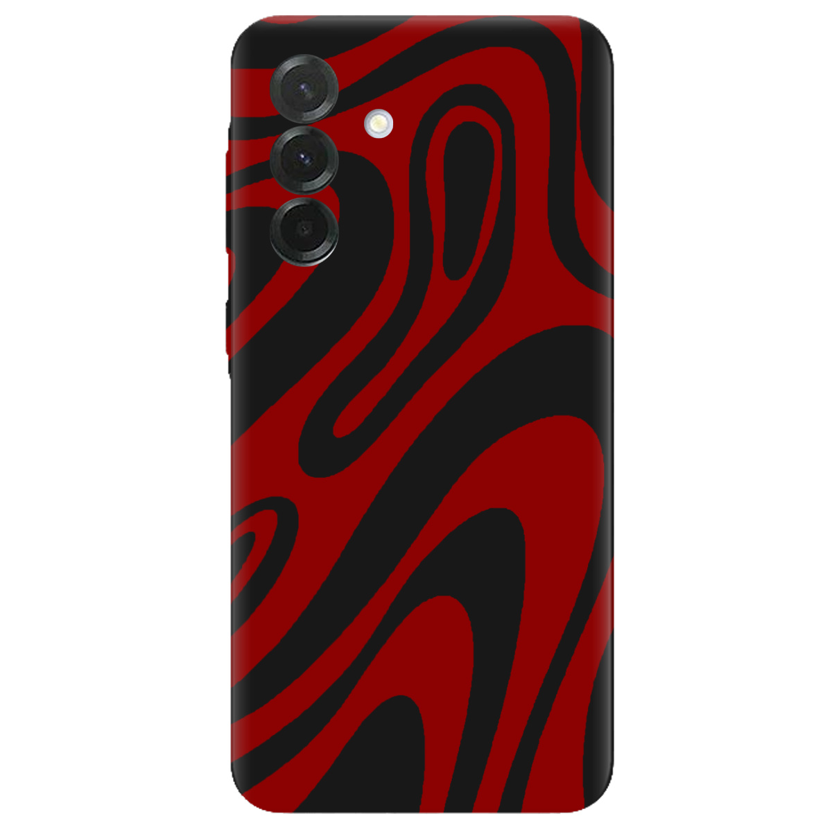 Чехол для Samsung Galaxy A37 5G черный матовый soft touch Червона енергія - фото 1 - Чехлы для телефонов