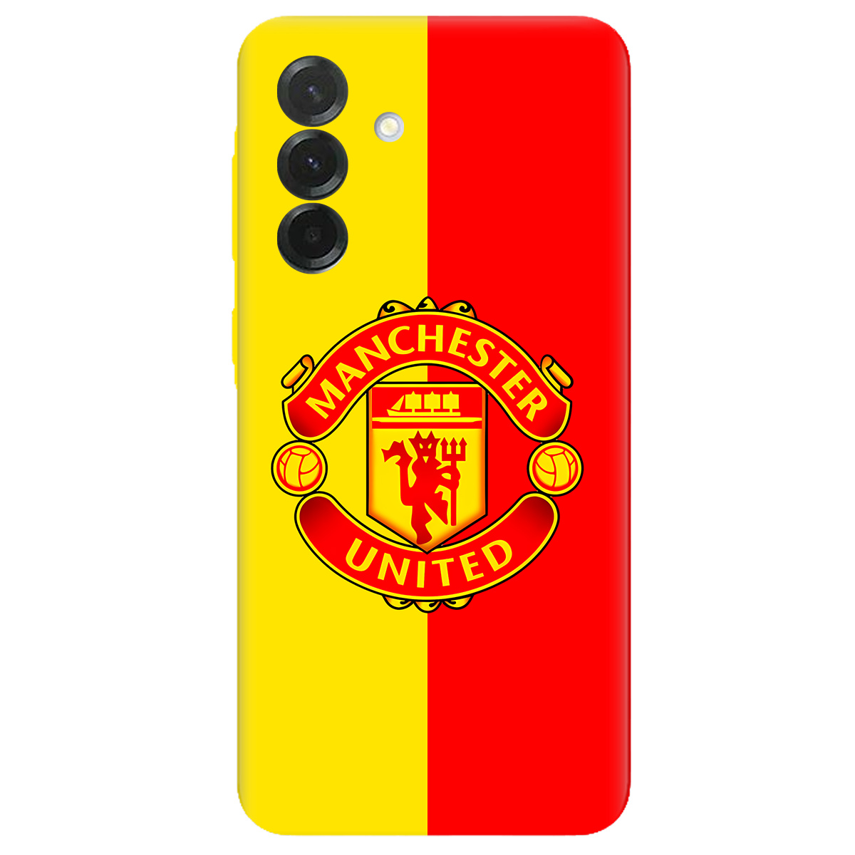 Чехол для Samsung Galaxy A37 5G прозрачный Manchester United - фото 1 - Чехлы для телефонов
