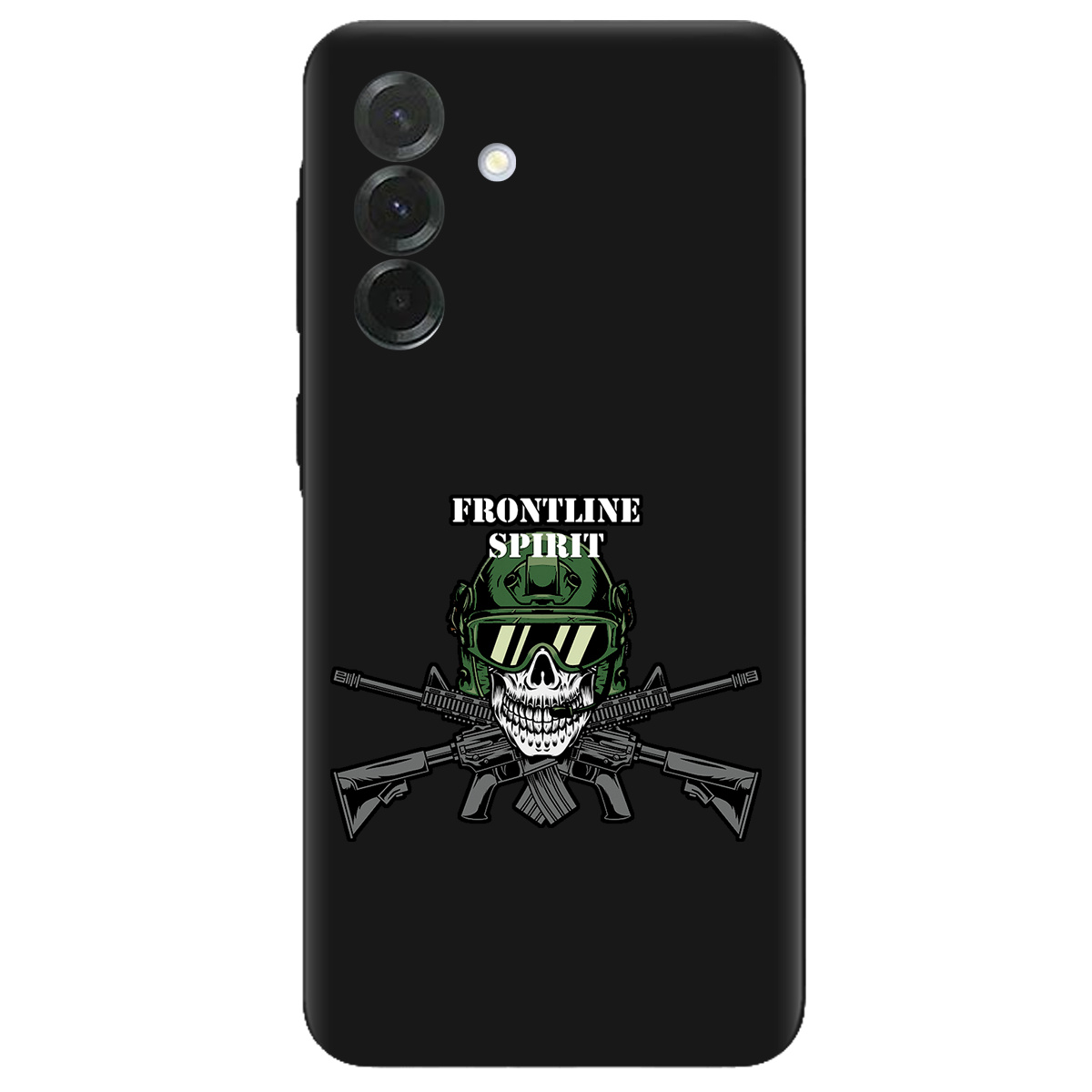 Чохол для Samsung Galaxy A37 5G чорний матовий soft touch Дух фронту - фото 1 - Чохли для телефонів