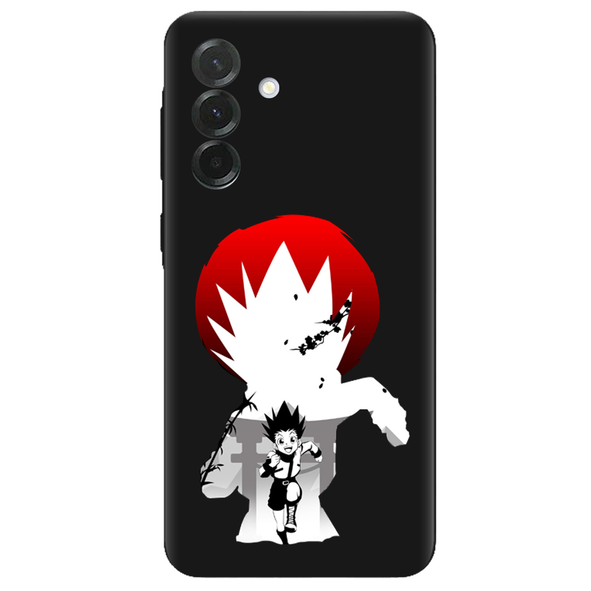 Чехол для Samsung Galaxy A37 5G черный матовый soft touch Гон - фото 1 - Чехлы для телефонов