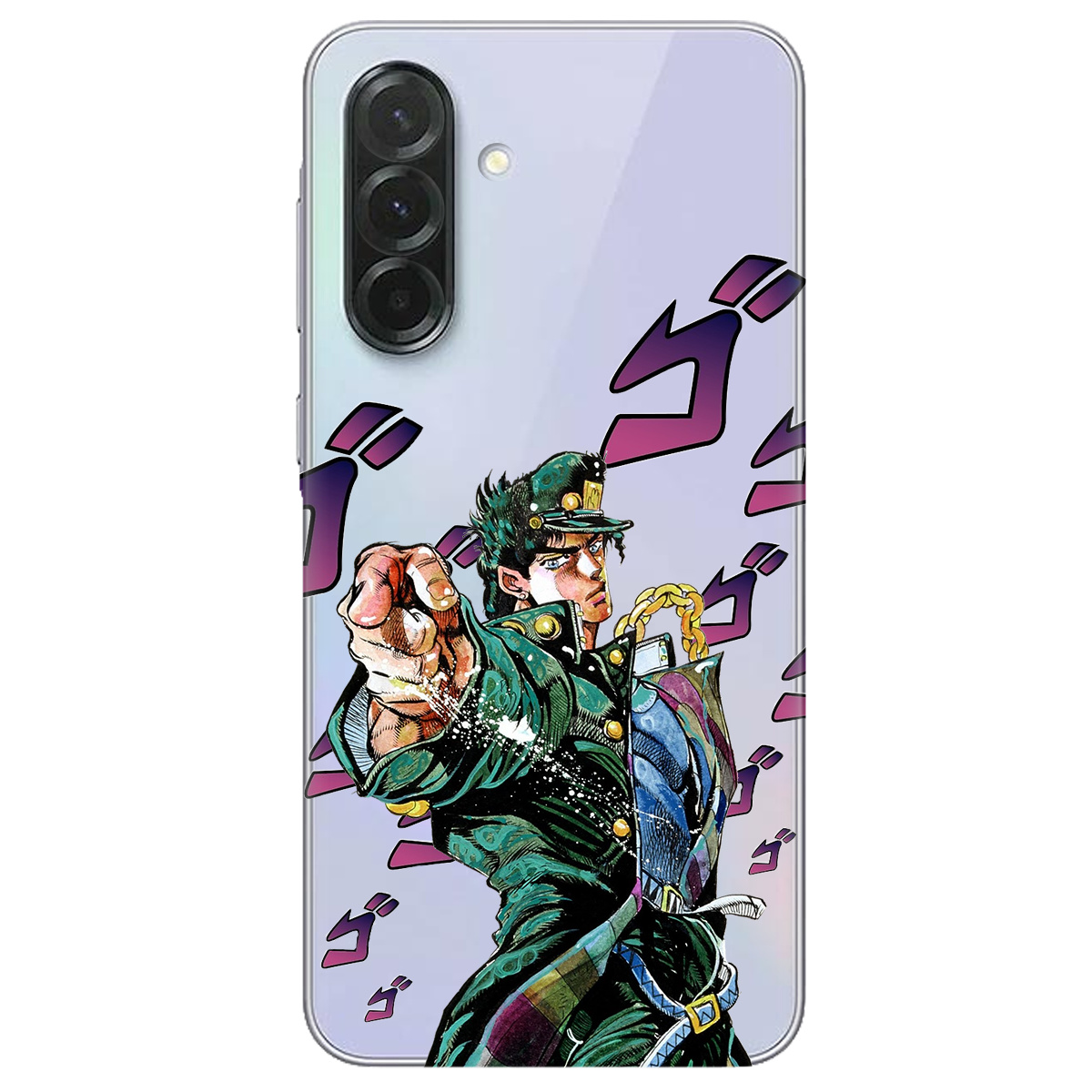 Чехол для Samsung Galaxy A37 5G прозрачный Джоджо - фото 1 - Чехлы для телефонов