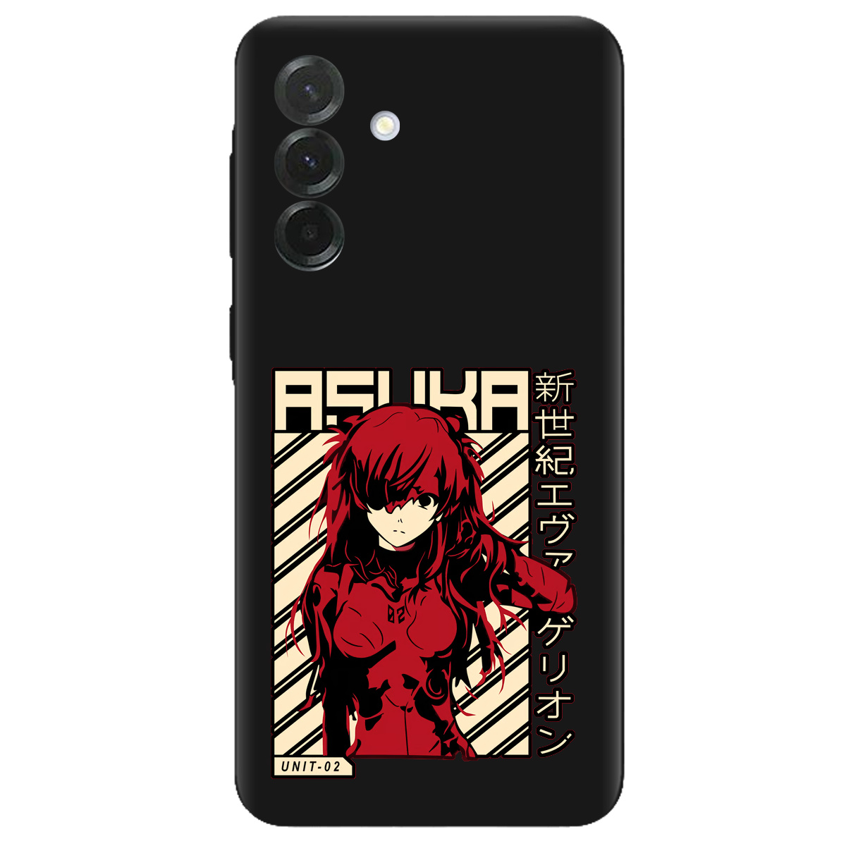 Чехол для Samsung Galaxy A37 5G черный матовый soft touch Аска Ленгли - фото 1 - Чехлы для телефонов