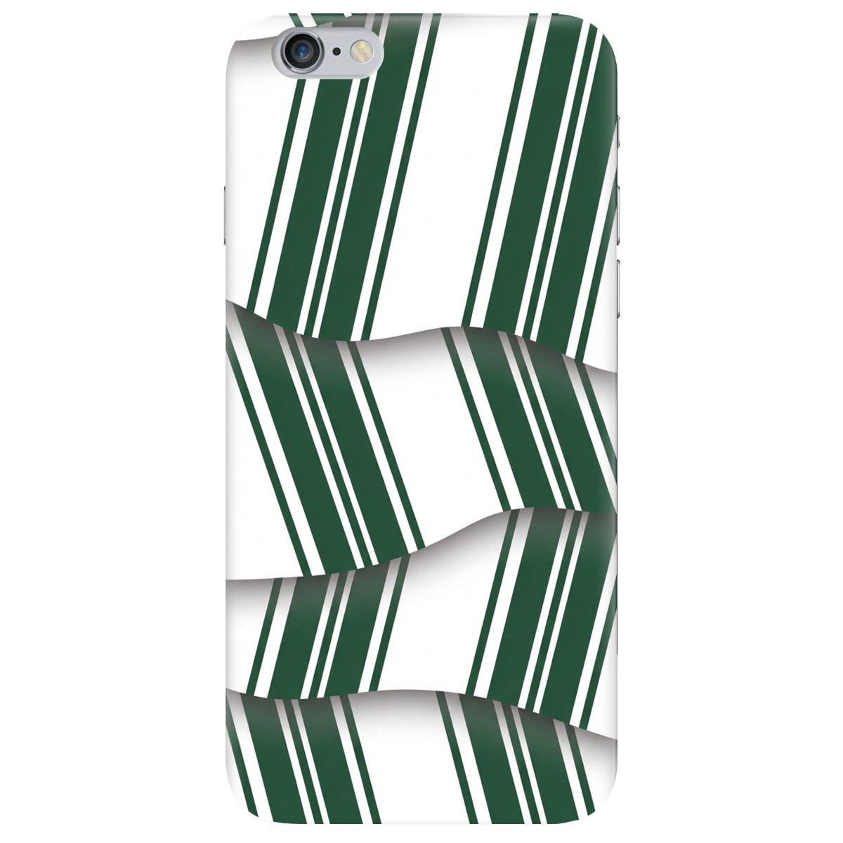 Чохол для Apple iPhone 6/6S прозорий LINE GREEN - фото 1 - Чохли для телефонів