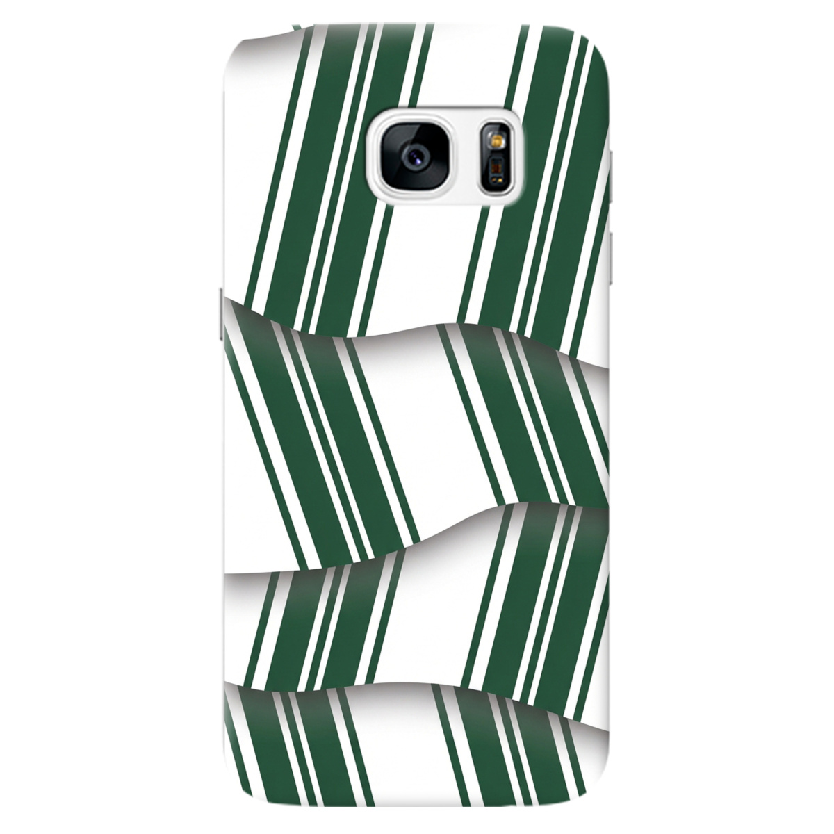 Чохол для Samsung Galaxy S7 прозорий LINE GREEN - фото 1 - Чохли для телефонів