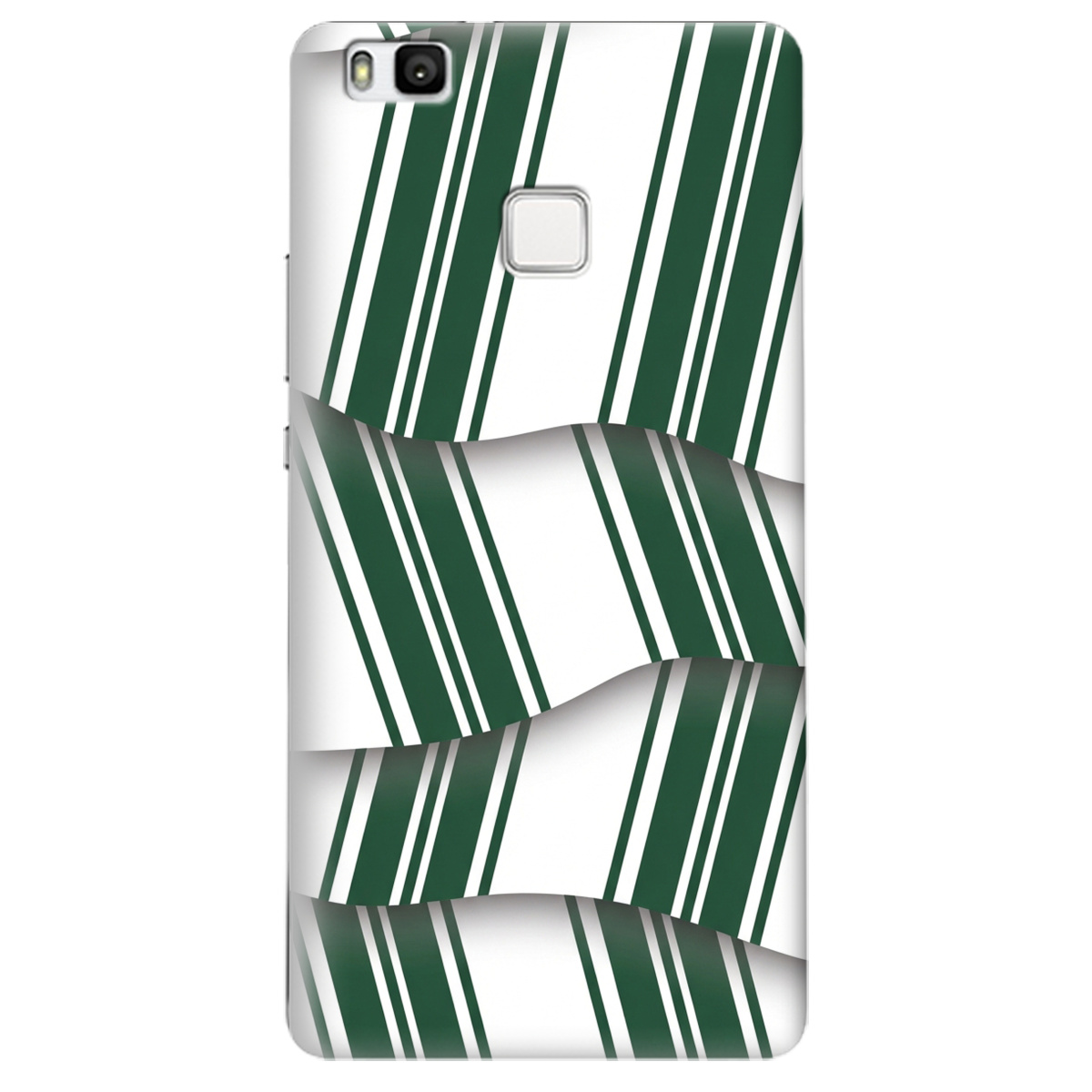 Чохол для Huawei P9 Lite прозорий LINE GREEN - фото 1 - Чохли для телефонів