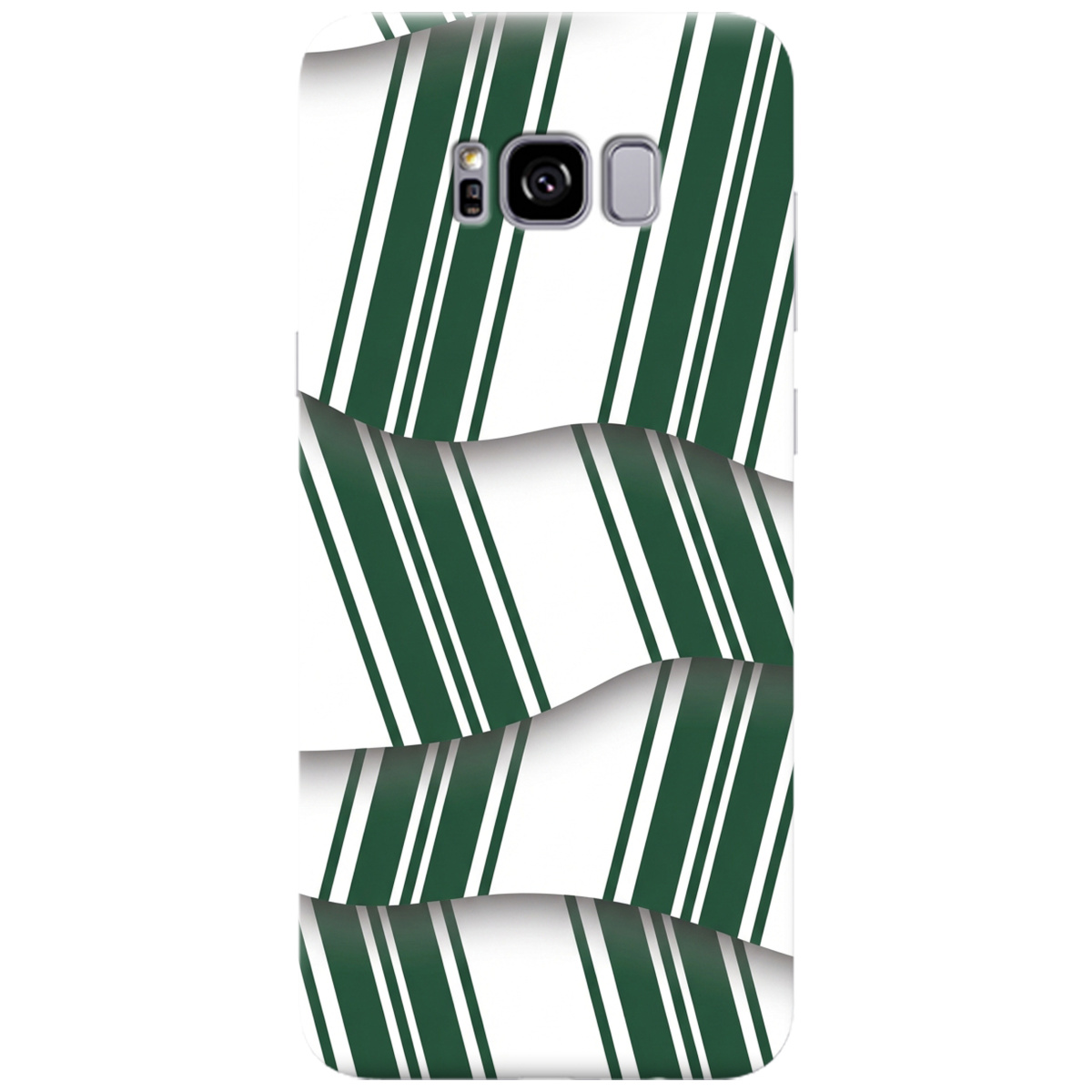 Чохол для Samsung Galaxy S8 Plus прозорий LINE GREEN - фото 1 - Чохли для телефонів