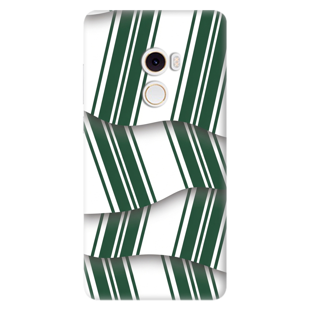 Чохол для Xiaomi Mi Mix 2 прозорий LINE GREEN - фото 1 - Чохли для телефонів