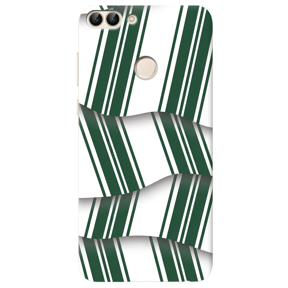 Чохол для Huawei P Smart прозорий LINE GREEN - фото 1 - Чохли для телефонів