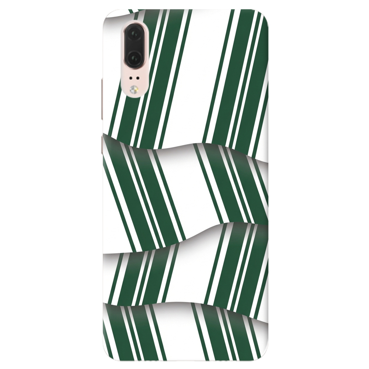 Чехол для Huawei P20 прозрачный LINE GREEN - фото 1 - Чехлы для телефонов