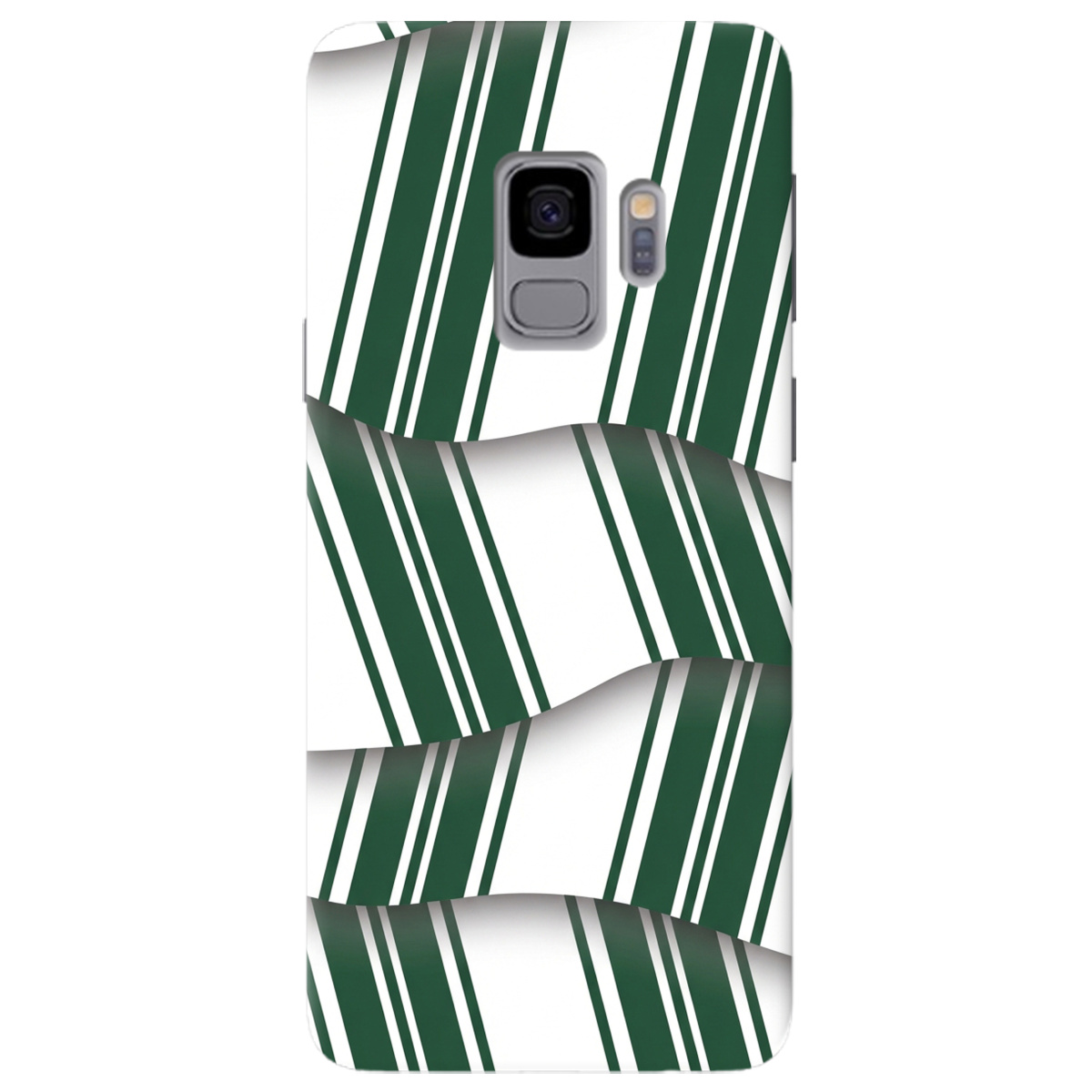 Чохол для Samsung Galaxy S9 прозорий LINE GREEN - фото 1 - Чохли для телефонів