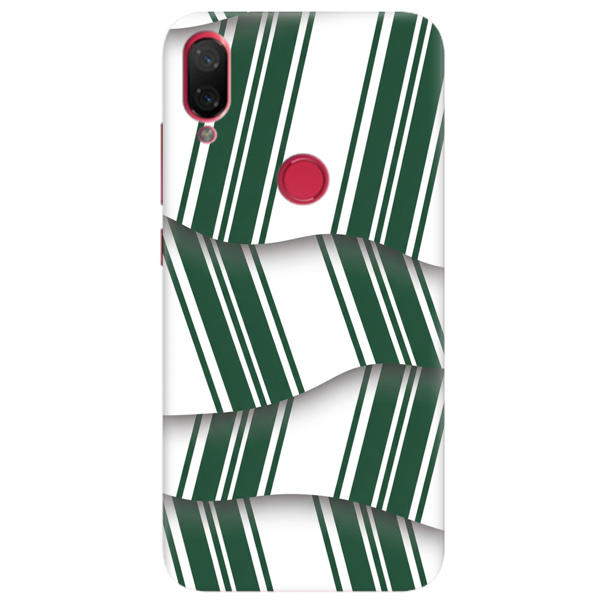 Чохол для Xiaomi Mi Play прозорий LINE GREEN - фото 1 - Чохли для телефонів