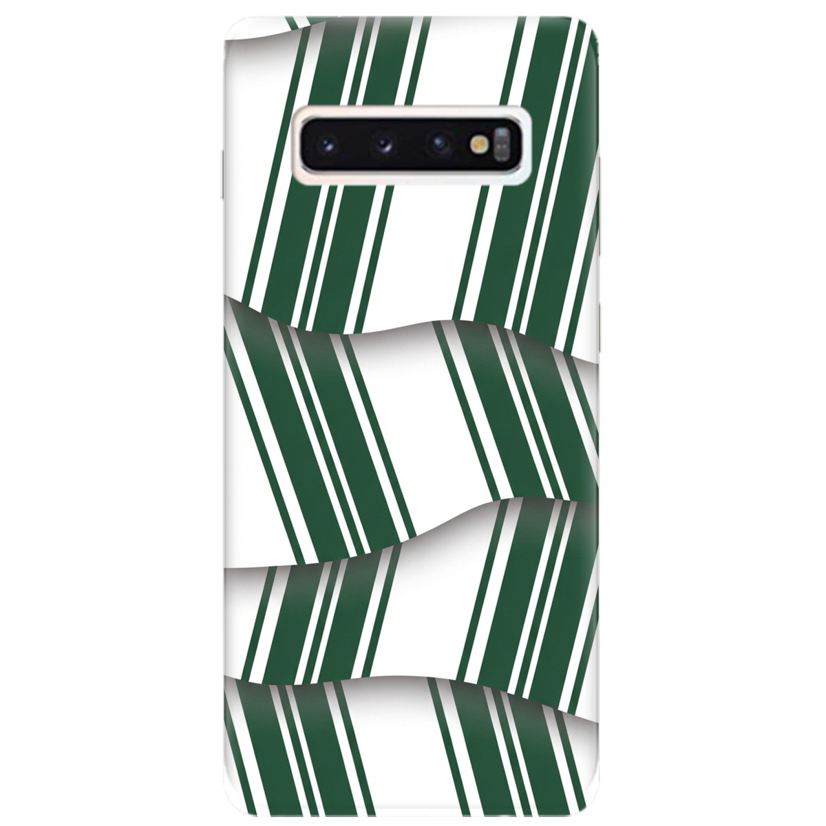 Чохол для Samsung Galaxy S10 прозорий LINE GREEN - фото 1 - Чохли для телефонів