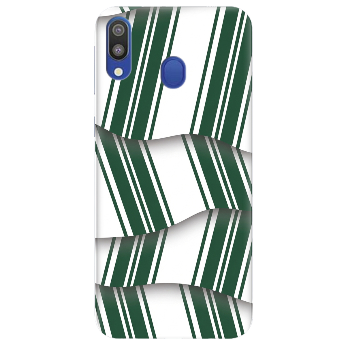 Чохол для Samsung Galaxy A40 прозорий LINE GREEN - фото 1 - Чохли для телефонів