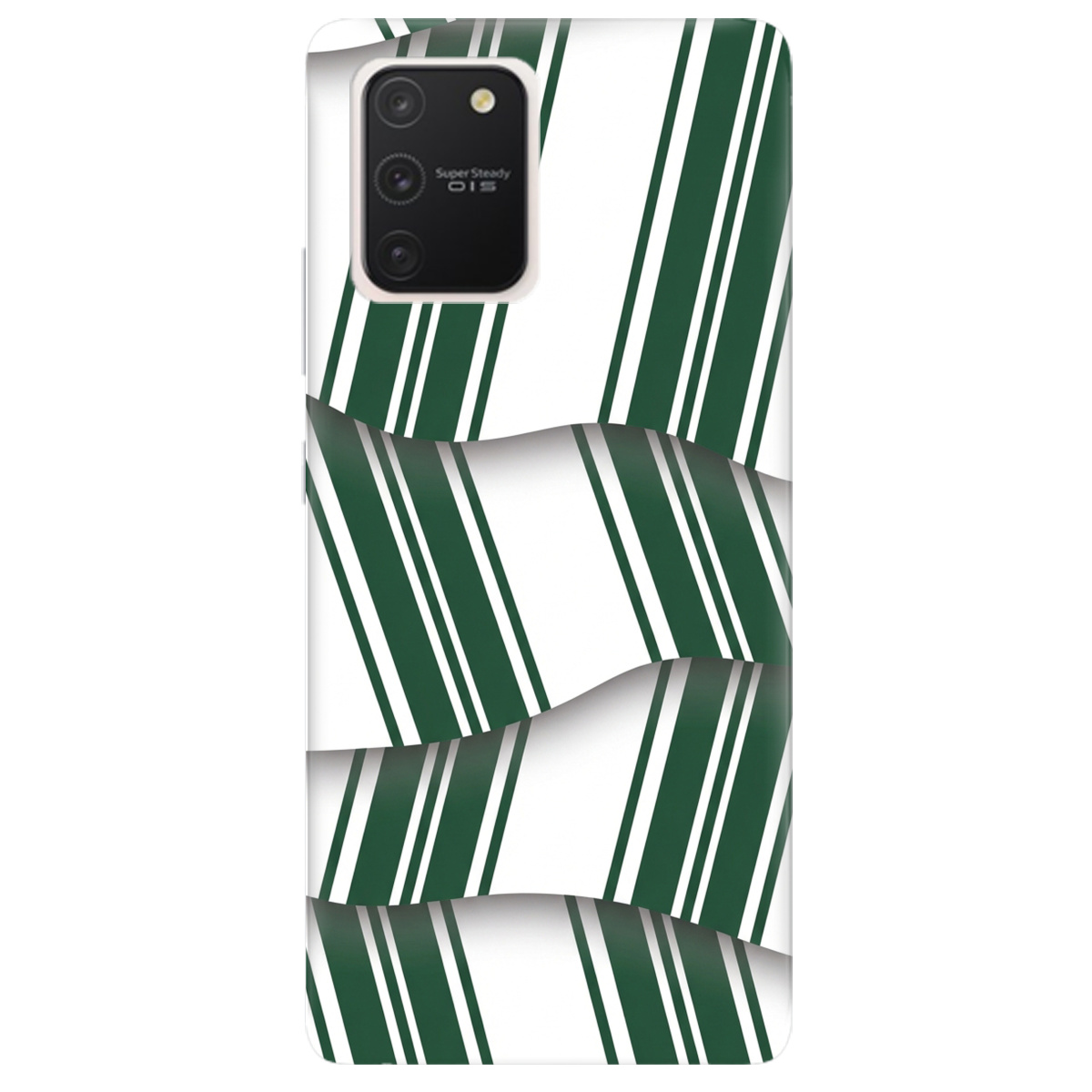 Чохол для Samsung Galaxy S10 Lite прозорий LINE GREEN - фото 1 - Чохли для телефонів