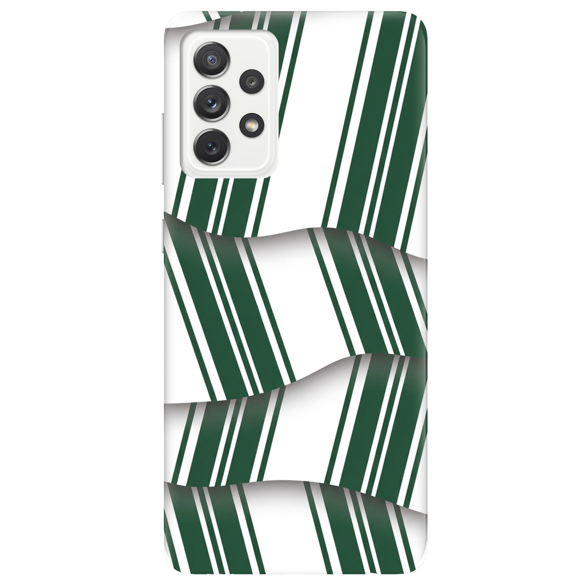 Чохол для Samsung Galaxy A72 прозорий LINE GREEN - фото 1 - Чохли для телефонів