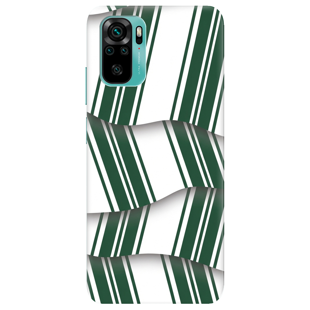 Чохол для Xiaomi Redmi Note 10s прозорий LINE GREEN - фото 1 - Чохли для телефонів