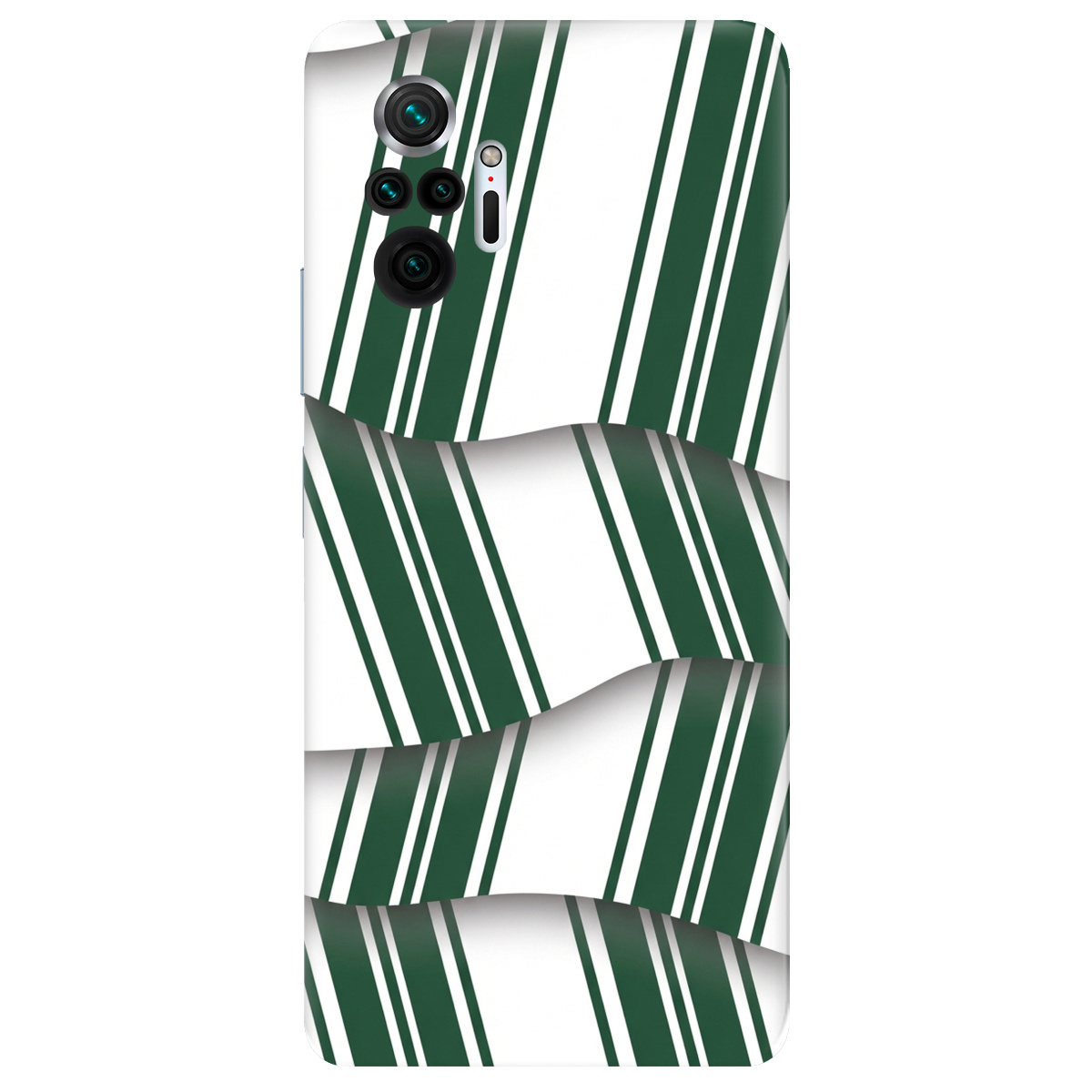 Чохол для Xiaomi Redmi Note 10 Pro прозорий LINE GREEN - фото 1 - Чохли для телефонів