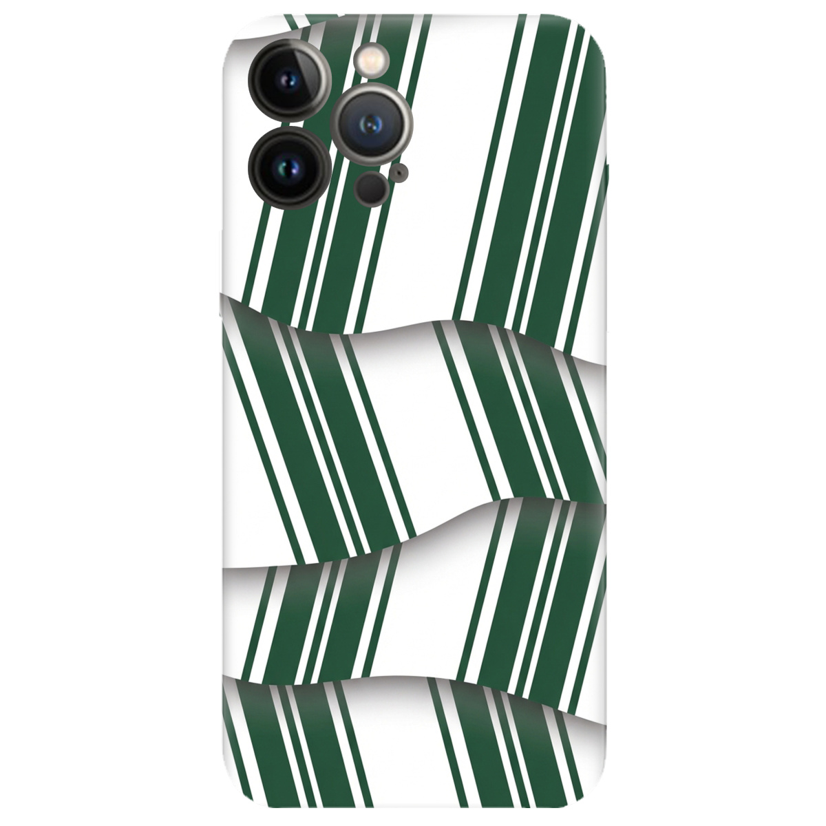 Чохол для Apple iPhone 13 Pro прозорий LINE GREEN - фото 1 - Чохли для телефонів