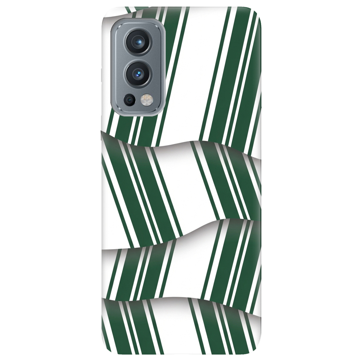 Чохол для OnePlus Nord 2 5G прозорий LINE GREEN - фото 1 - Чохли для телефонів