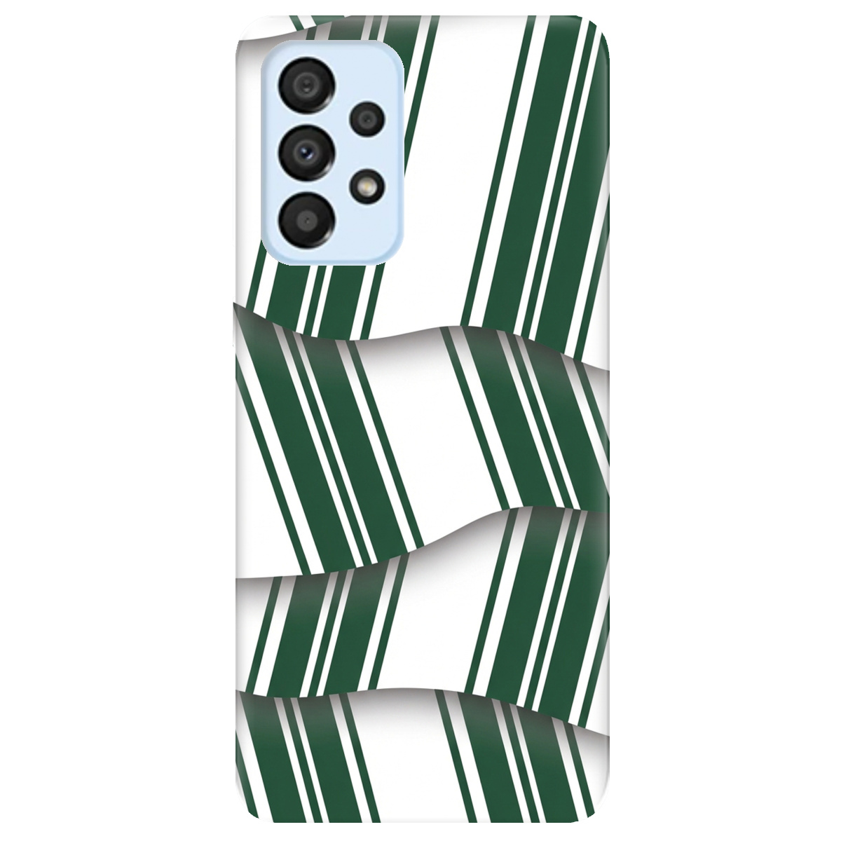 Чохол для Samsung Galaxy A33 прозорий LINE GREEN - фото 1 - Чохли для телефонів