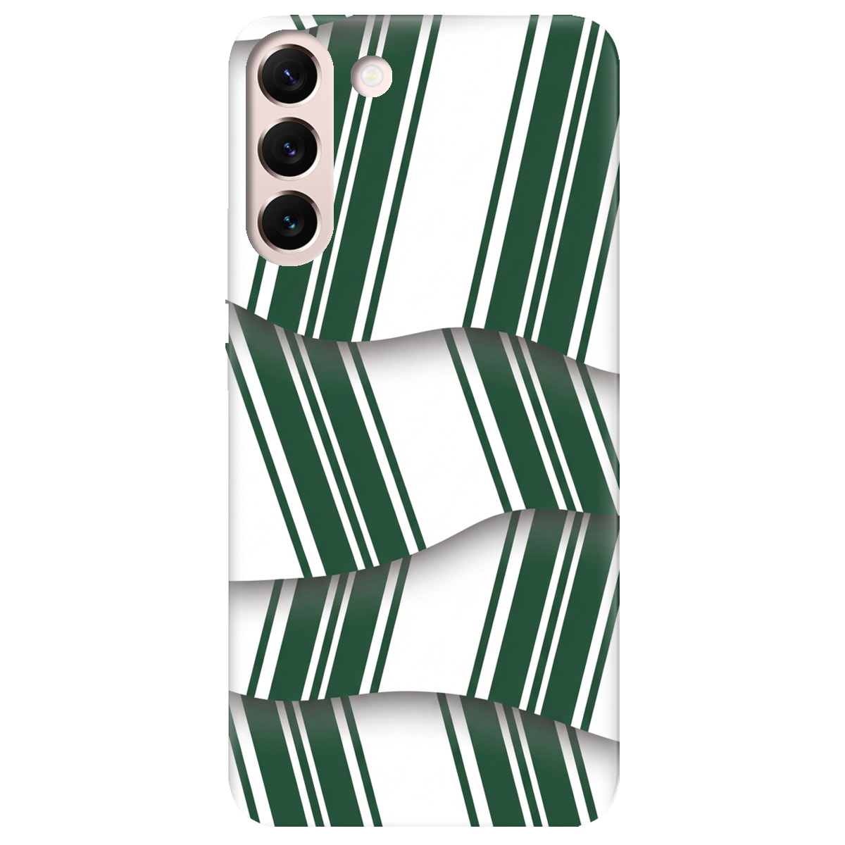 Чехол для Samsung Galaxy S22 Plus прозрачный LINE GREEN - фото 1 - Чехлы для телефонов