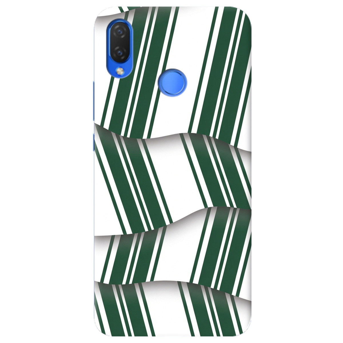 Чохол для Huawei P Smart Plus прозорий LINE GREEN - фото 1 - Чохли для телефонів