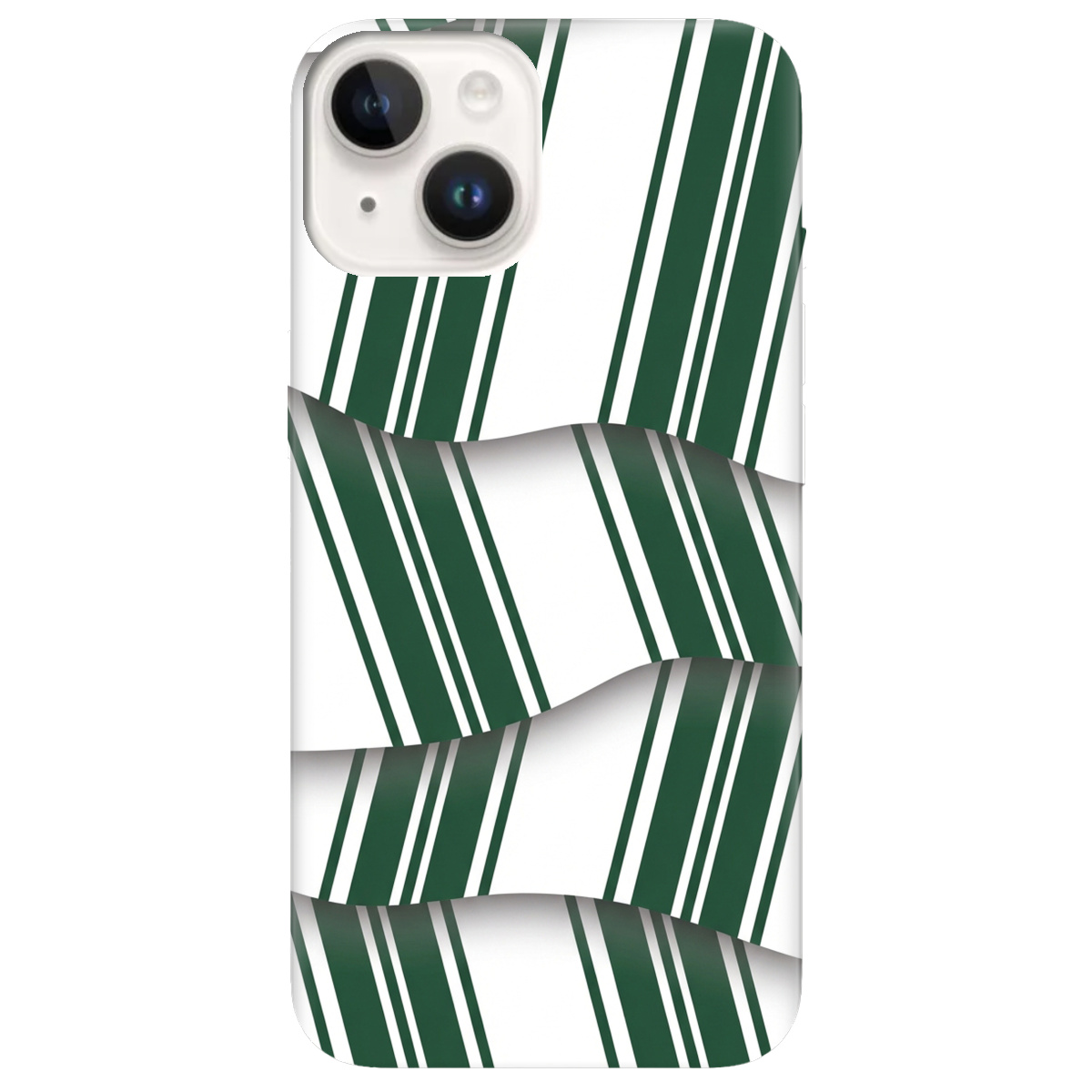 Чехол для Apple iPhone 14 прозрачный LINE GREEN - фото 1 - Чехлы для телефонов