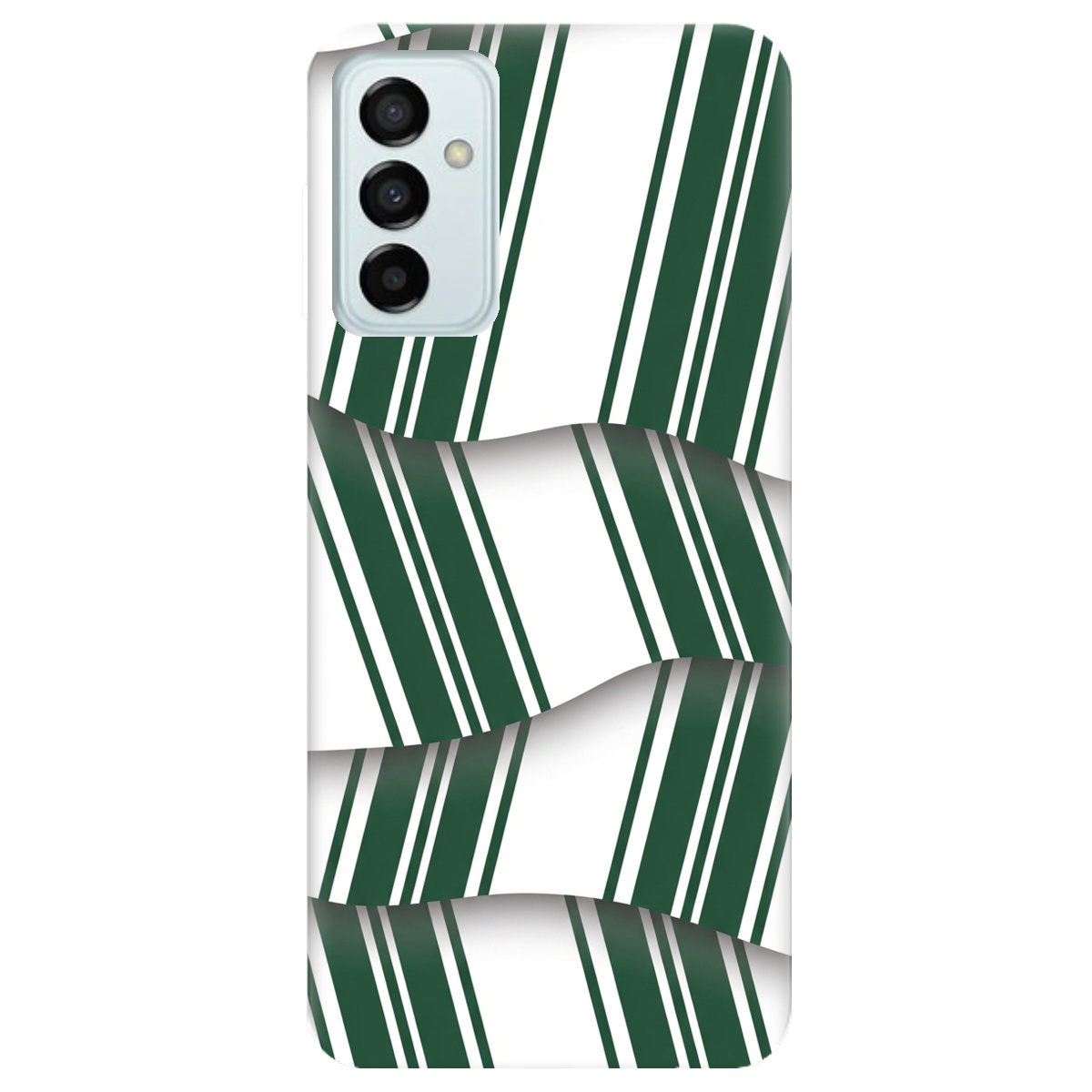 Чохол для Samsung Galaxy M23 5G прозорий LINE GREEN - фото 1 - Чохли для телефонів